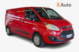 punainen Ford Transit Custom 2016 kuva 1.