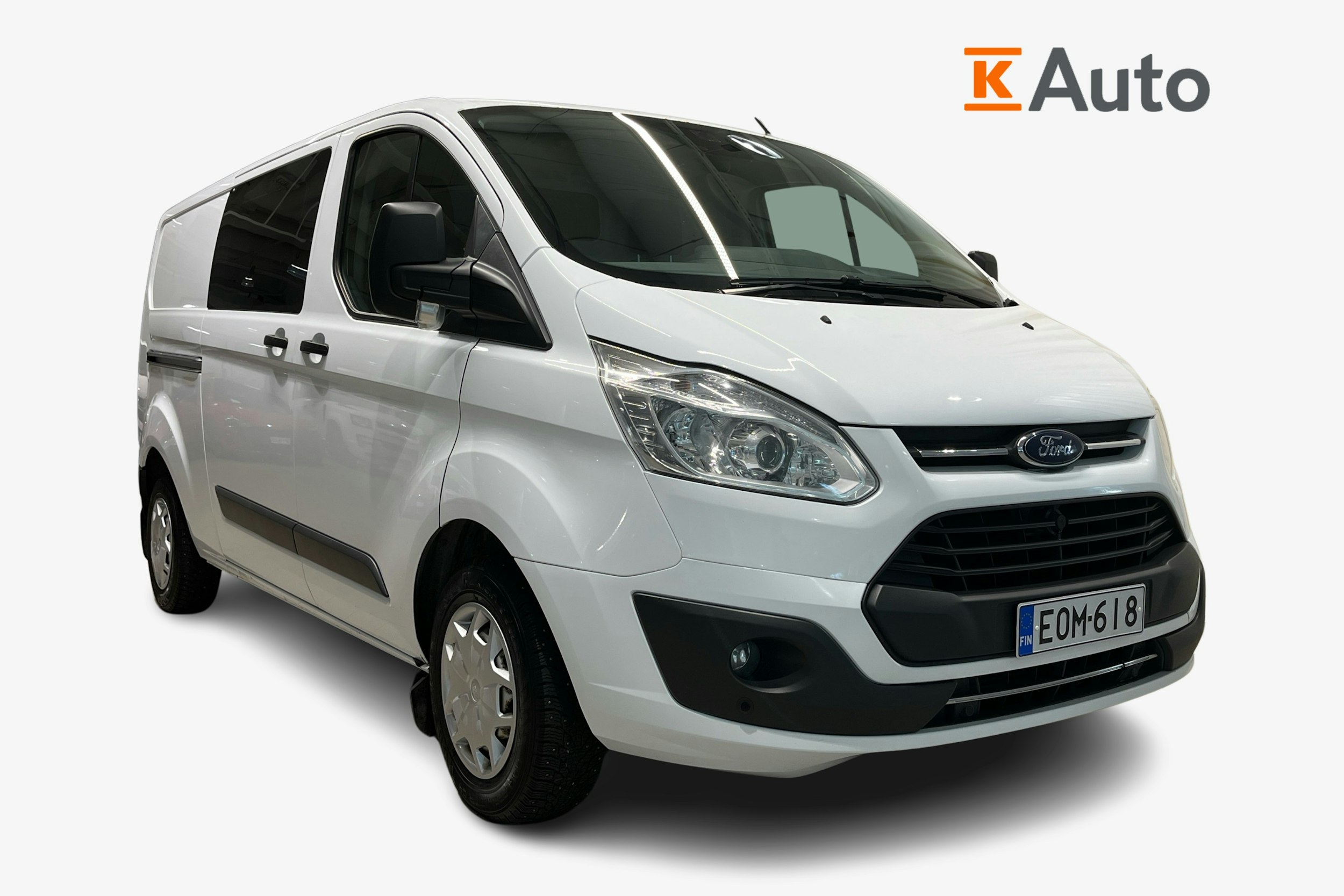 Valkoinen Ford Transit Custom 2017 kuva 1.
