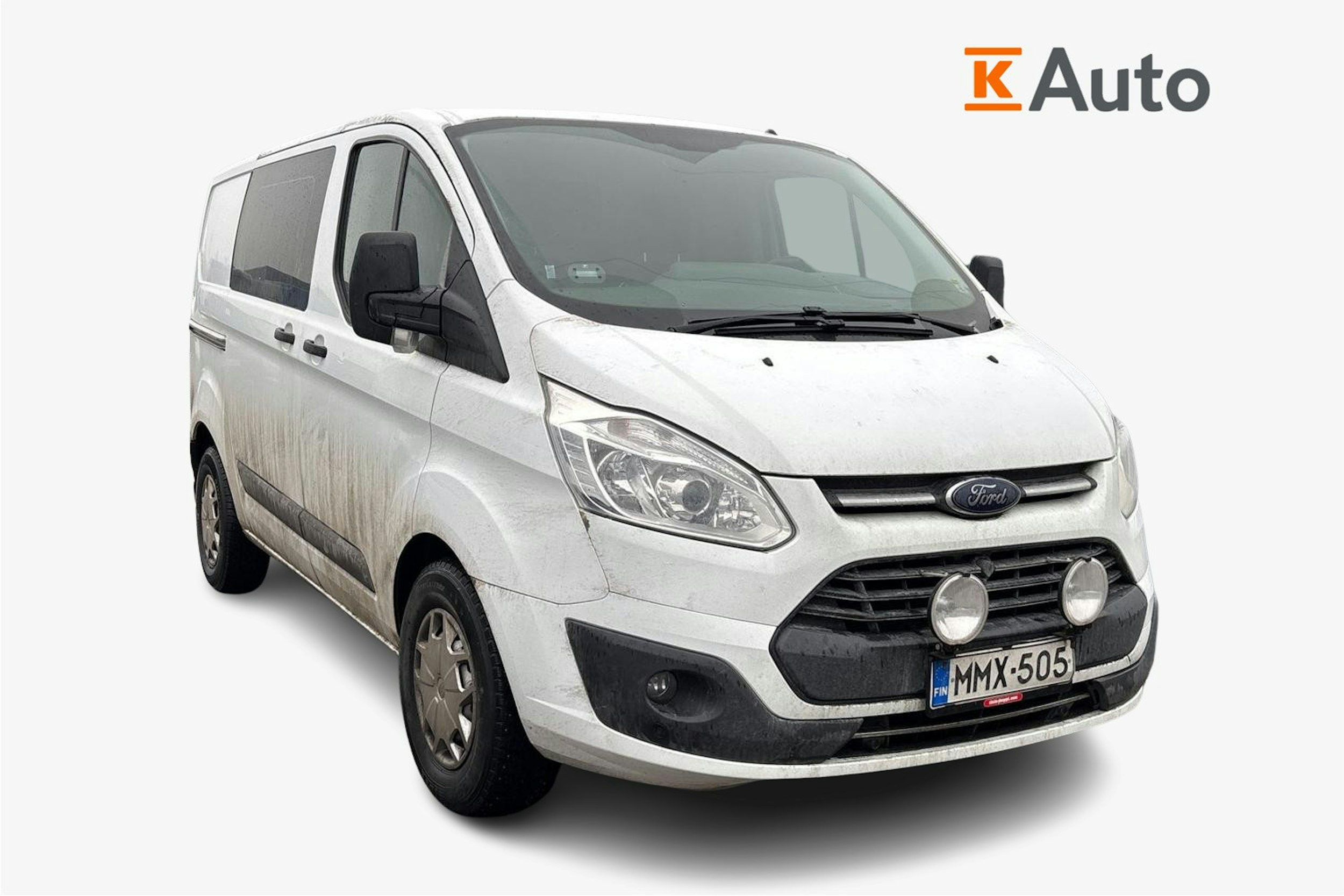 valkoinen Ford Transit Custom 2017 kuva 1.