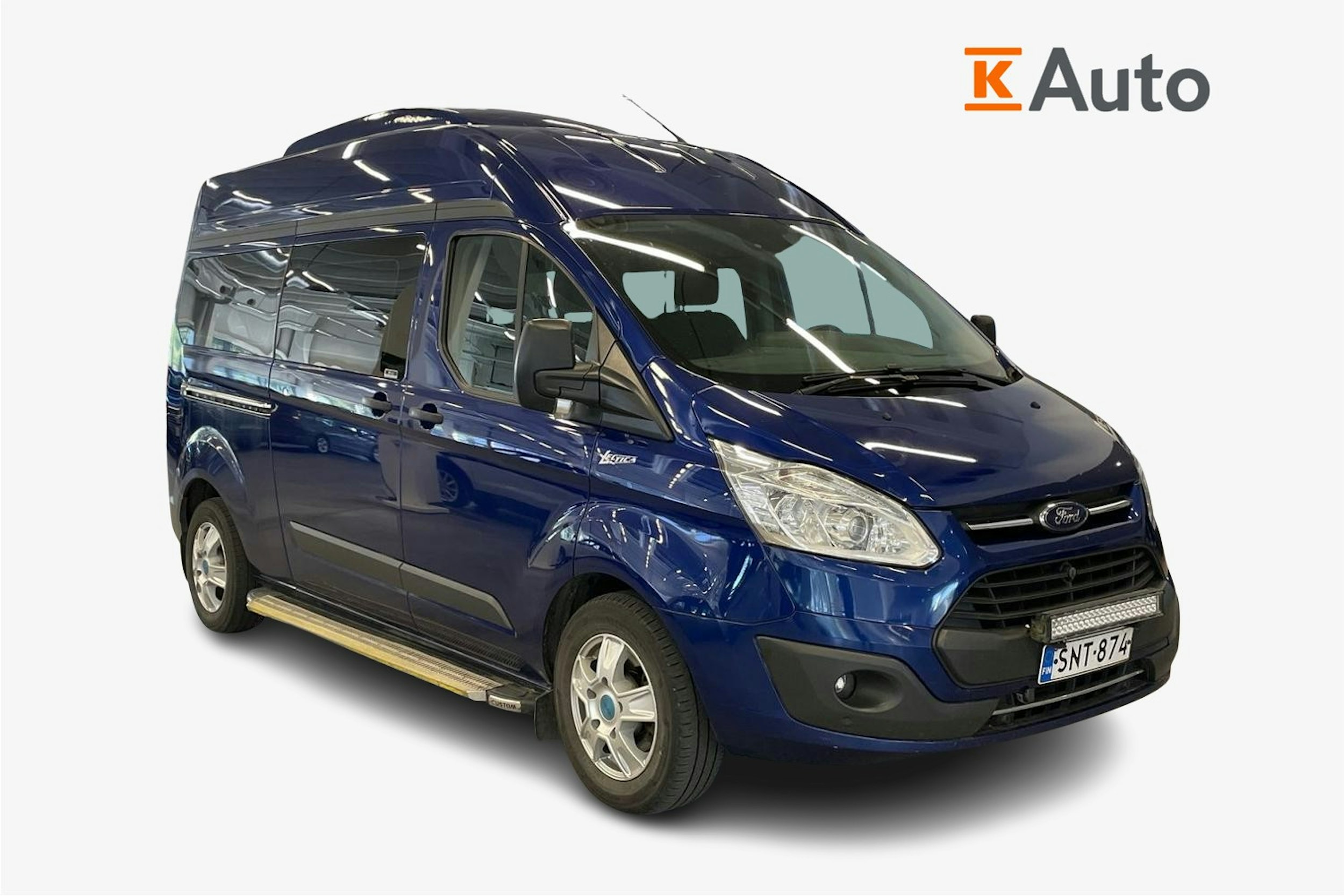 Sininen Ford Transit Custom 2017 kuva 1.