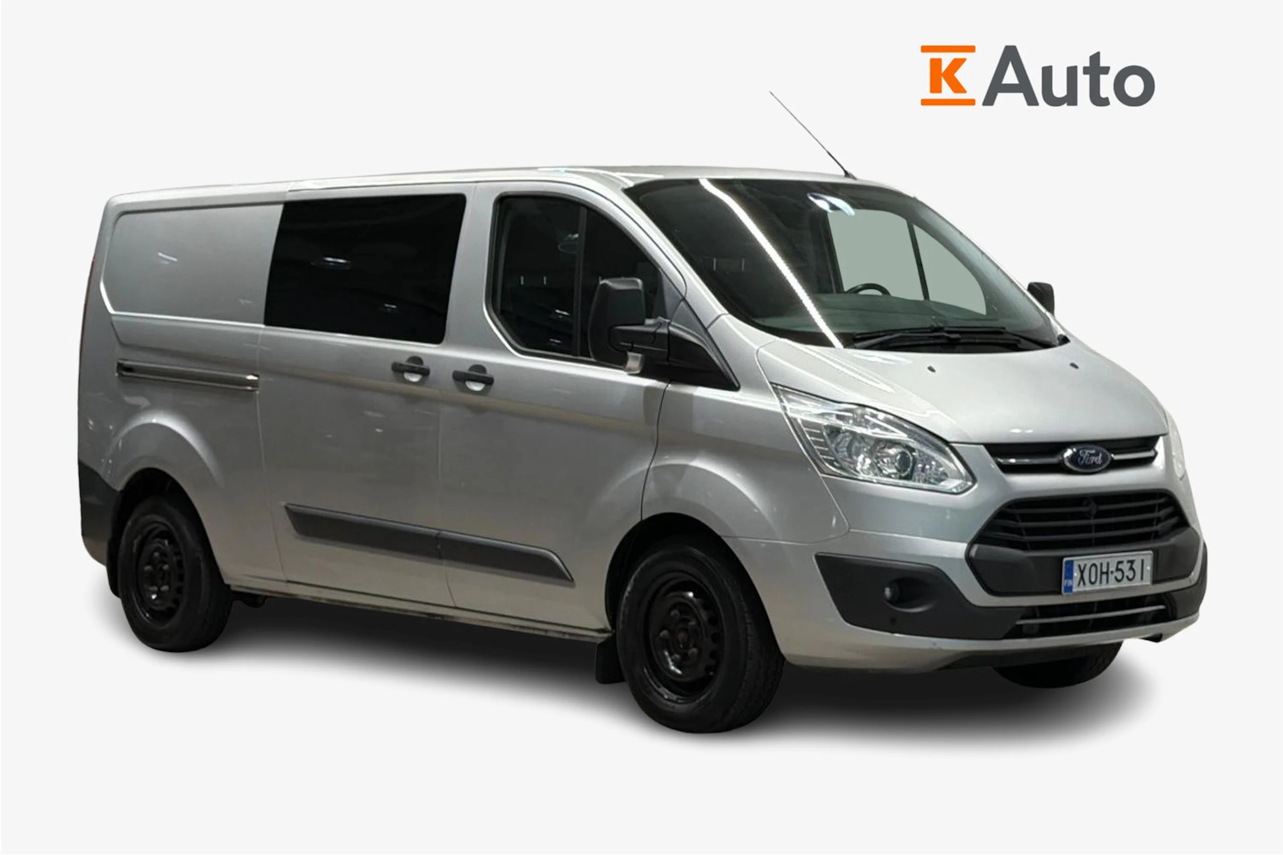 Harmaa Ford Transit Custom 2017 kuva 1.