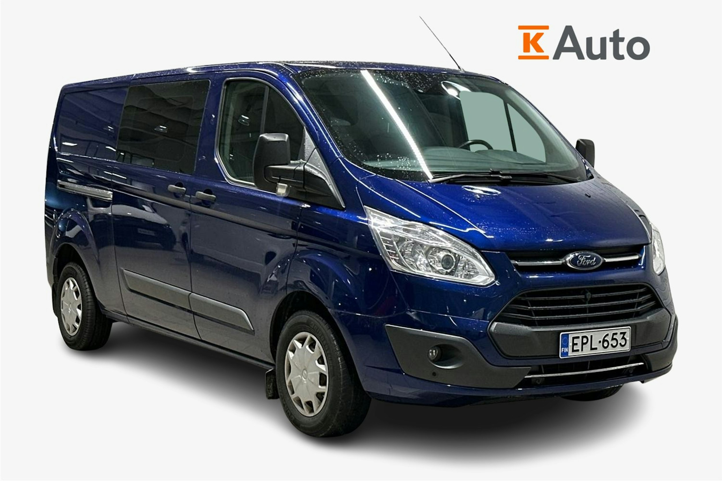 sininen Ford Transit Custom 2018 kuva 1.