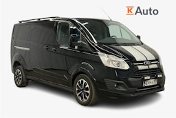 musta Ford Transit Custom 2018 kuva 1.