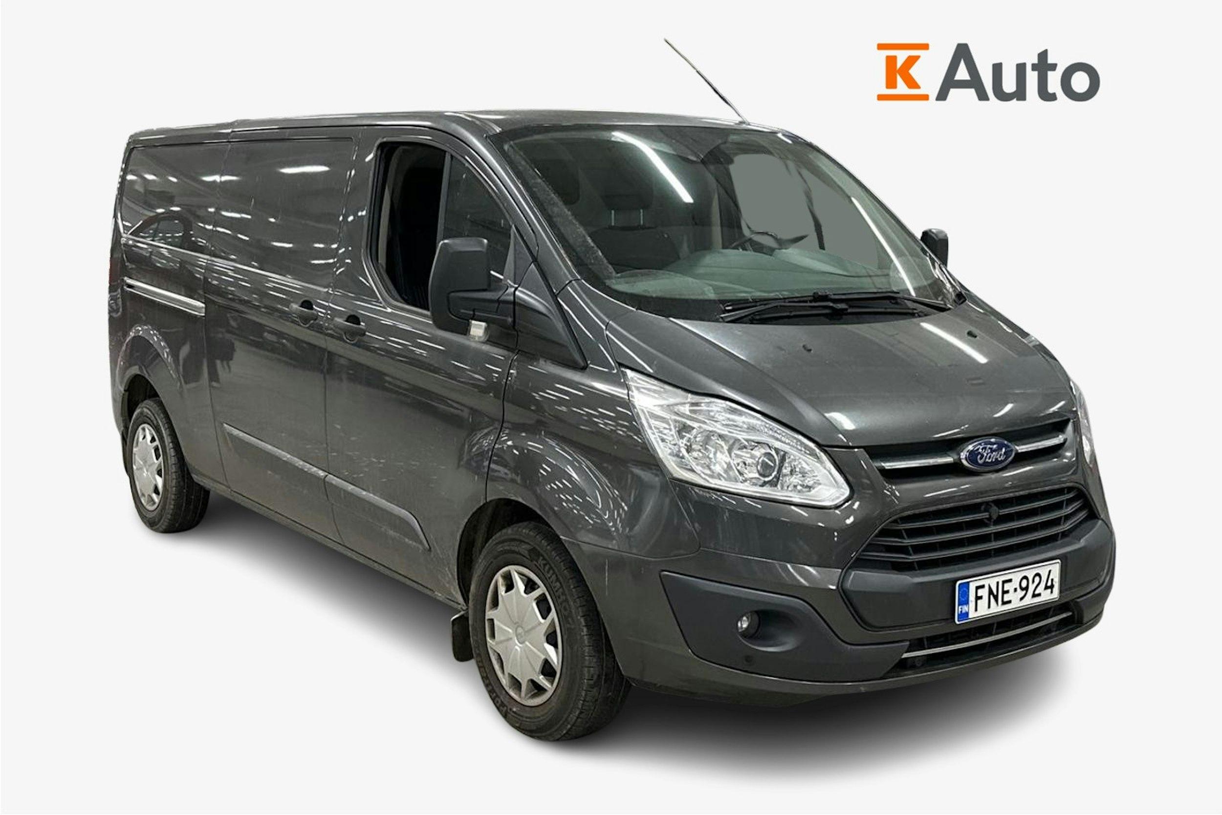 harmaa Ford Transit Custom 2018 kuva 1.