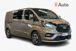 harmaa Ford Transit Custom 2018 kuva 1.