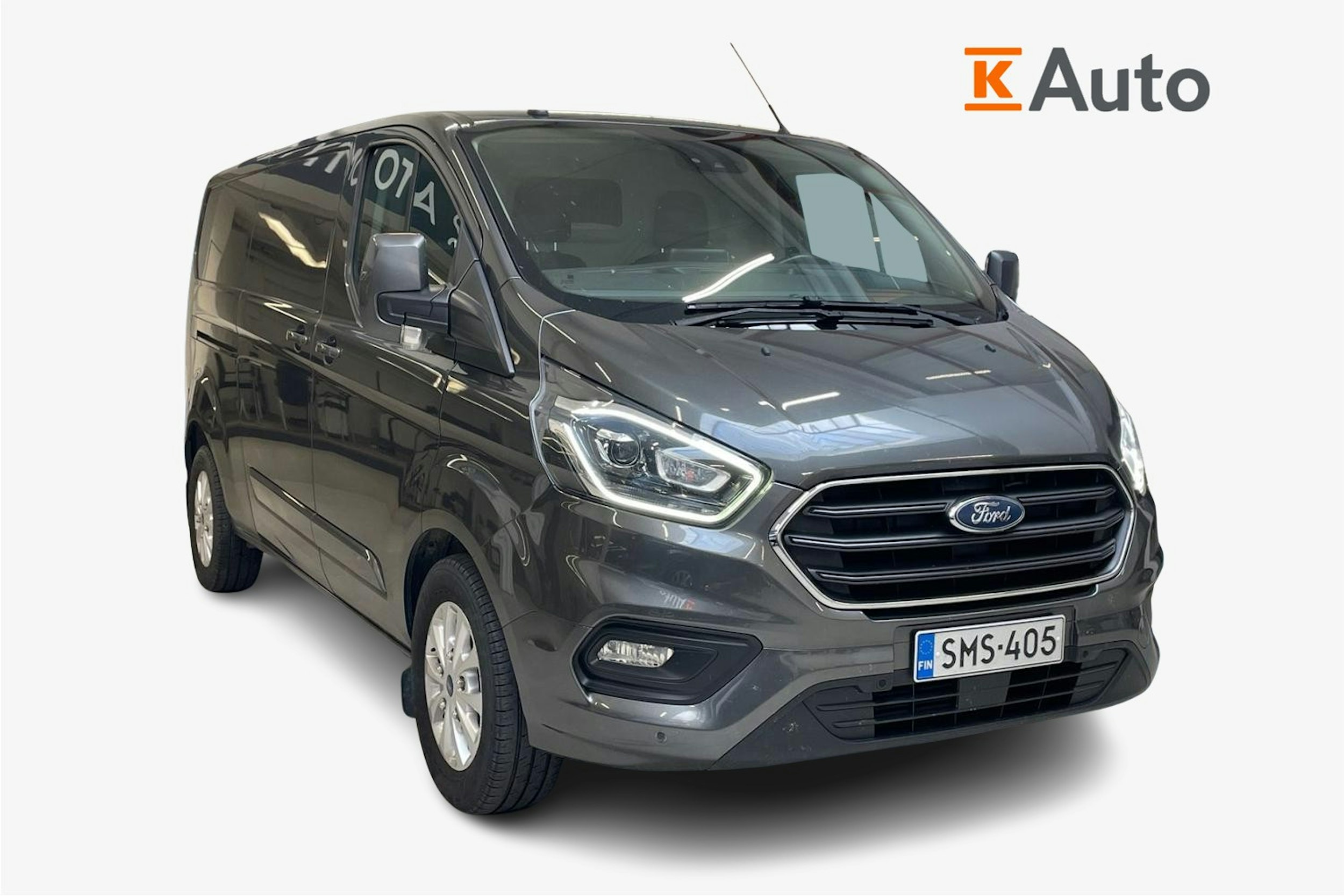 harmaa Ford Transit Custom 2018 kuva 1.