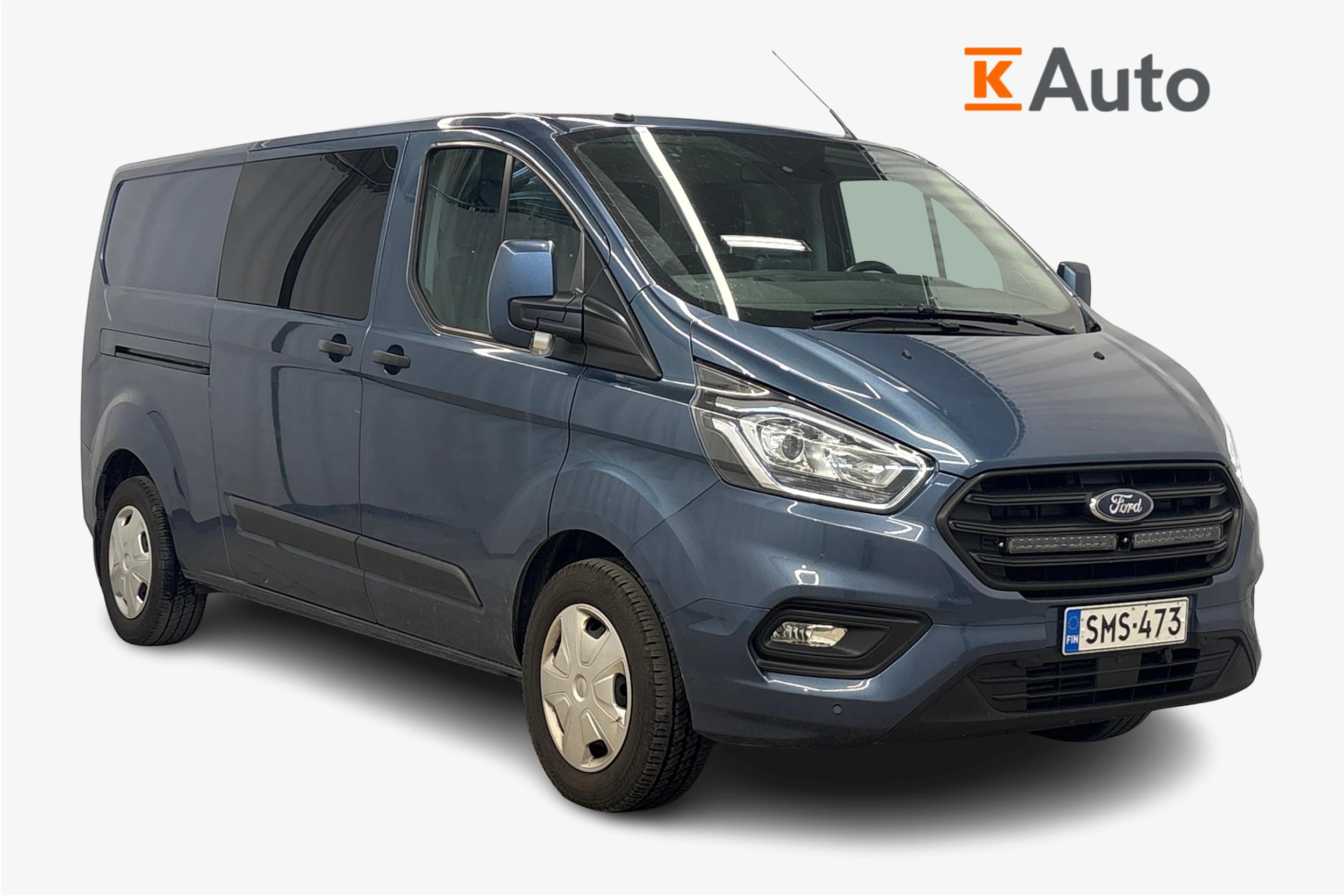 sininen Ford Transit Custom 2018 kuva 1.