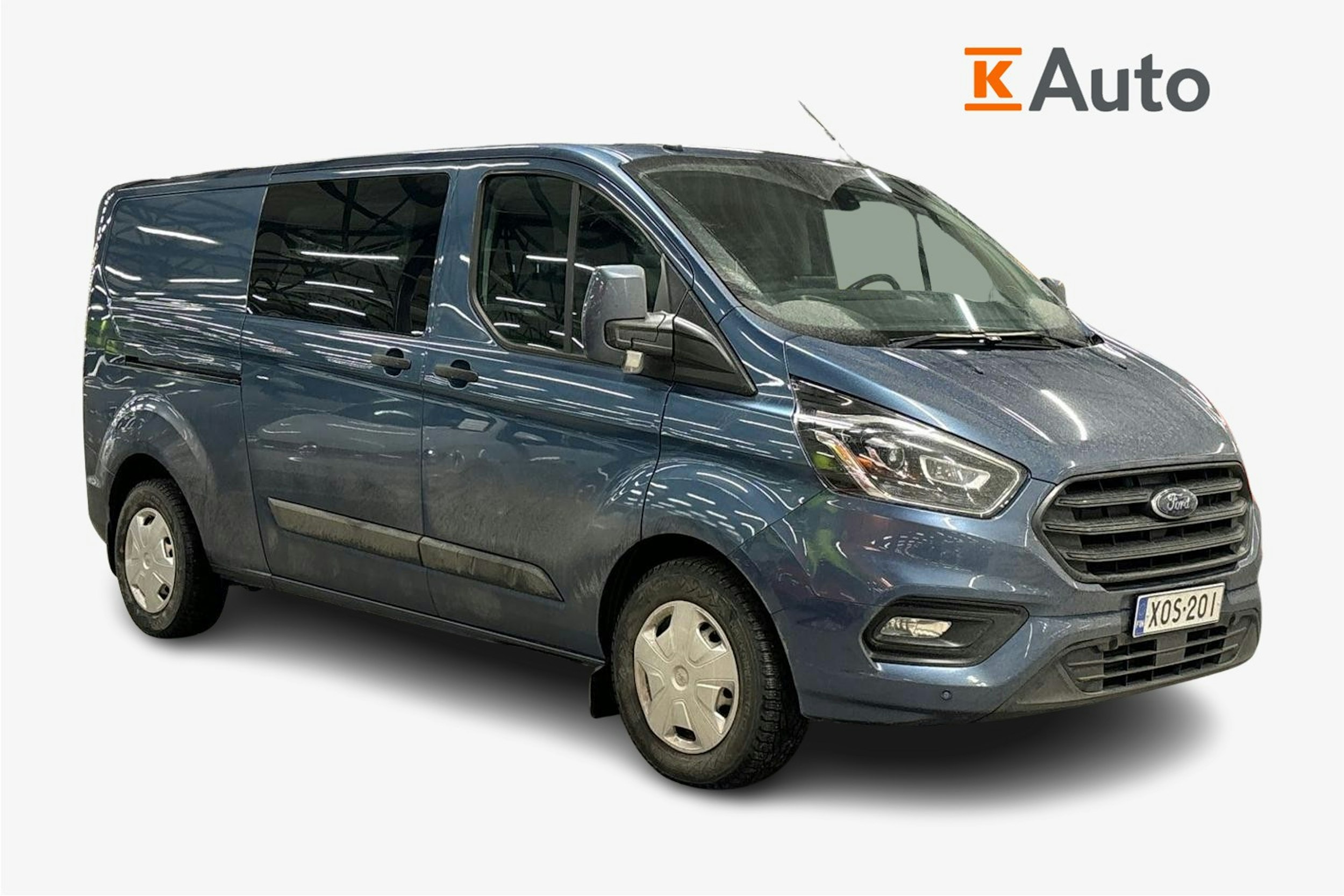 sininen Ford Transit Custom 2018 kuva 1.