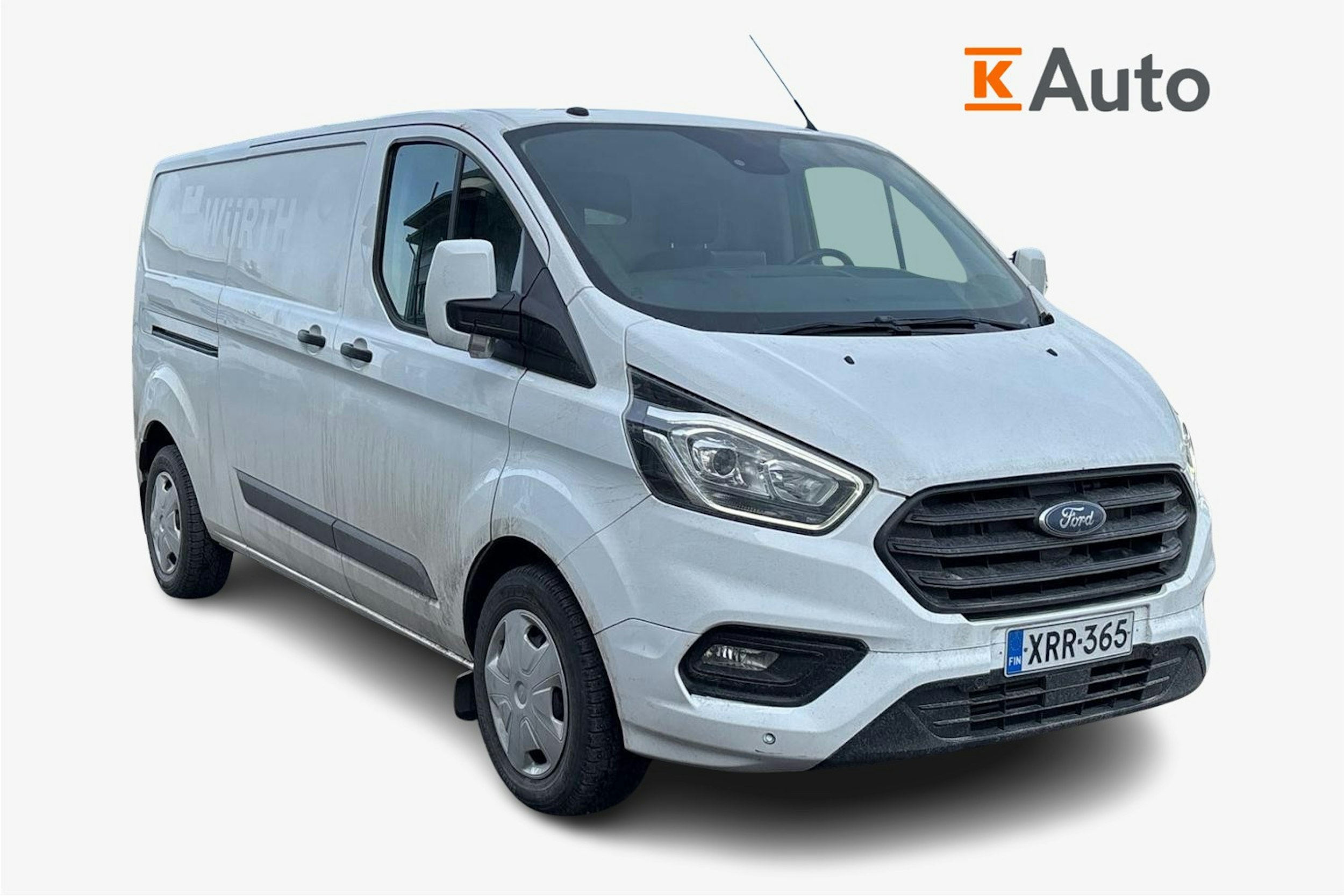 valkoinen Ford Transit Custom 2018 kuva 1.