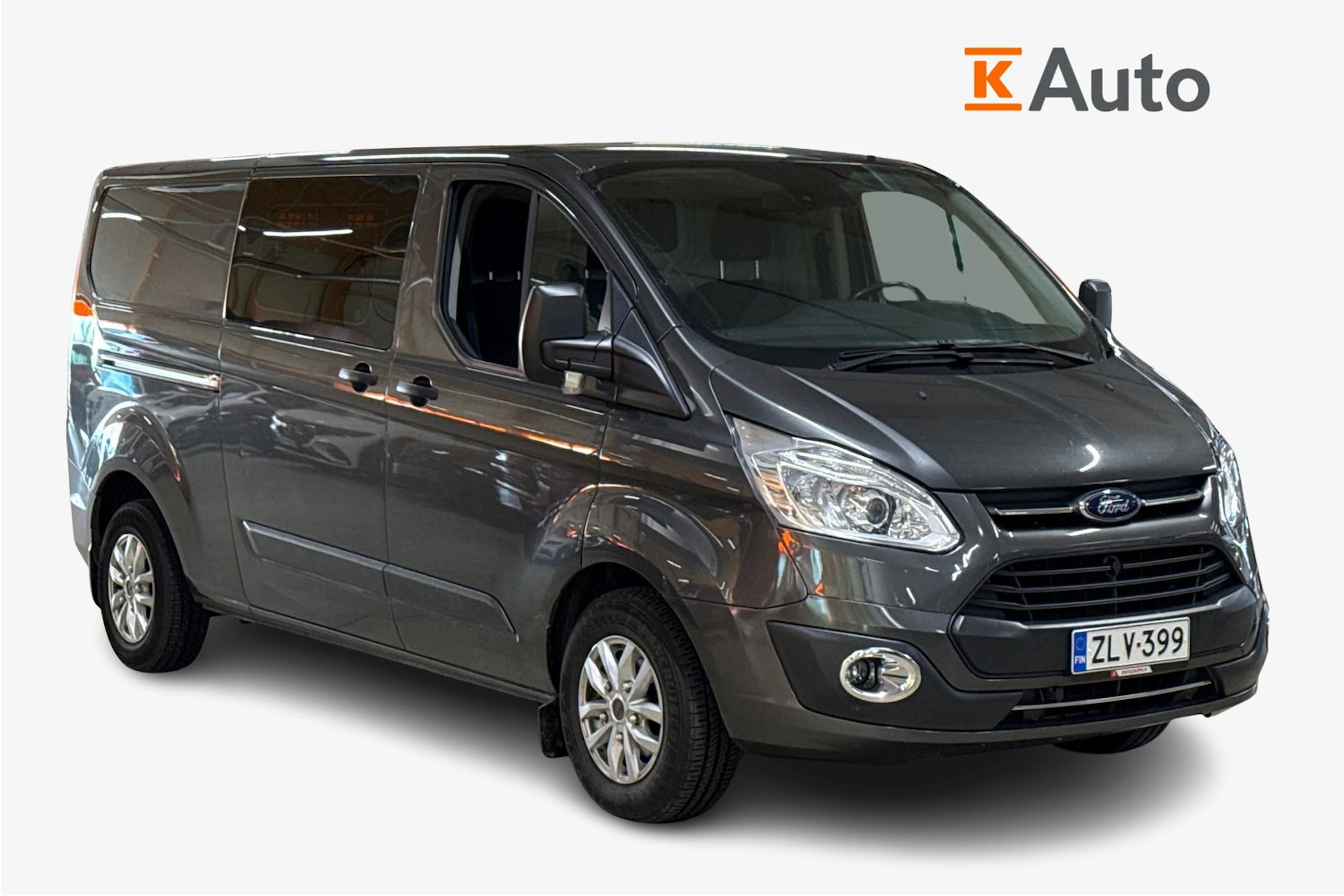 harmaa Ford Transit Custom 2018 kuva 1.