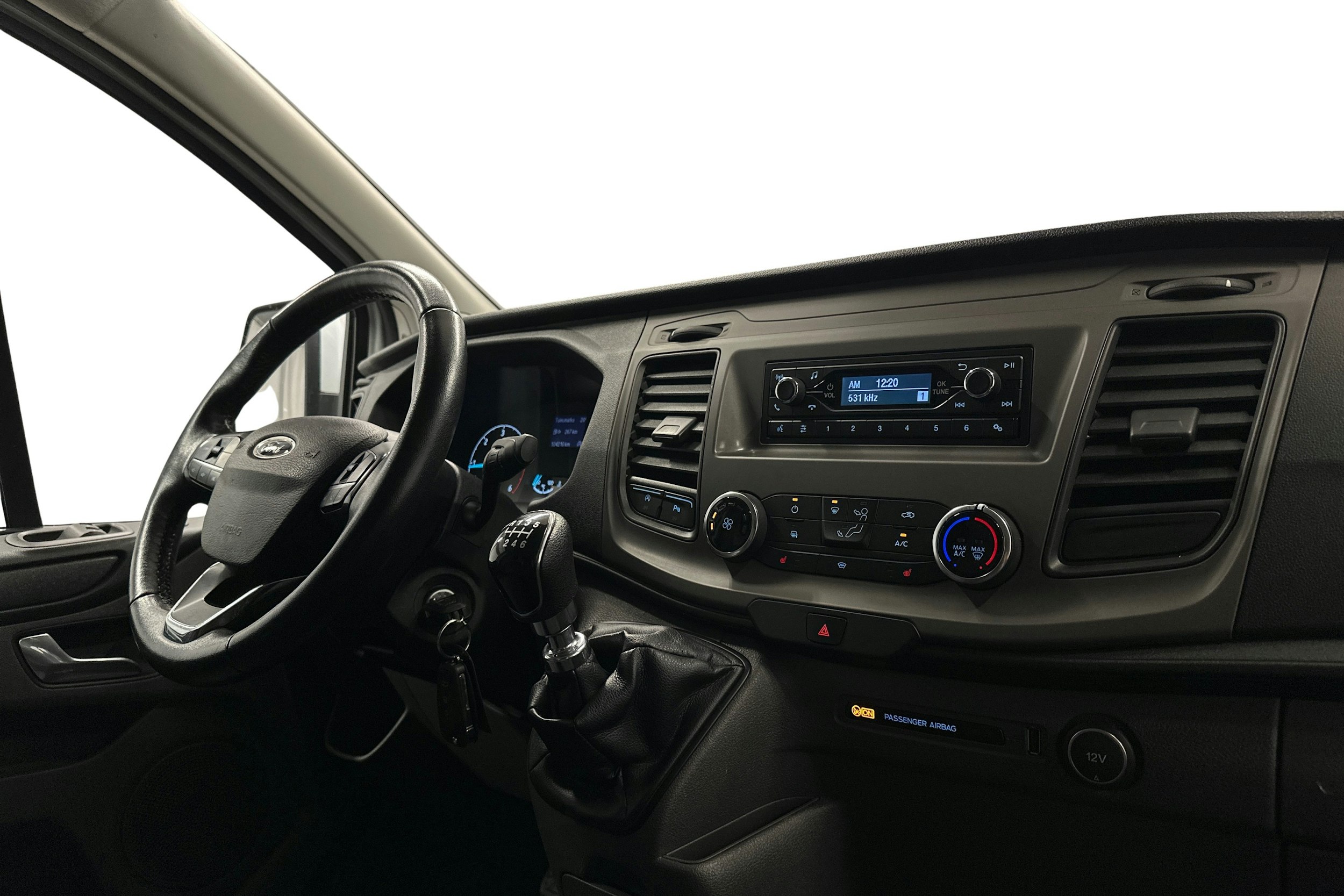 valkoinen Ford Transit Custom 2019 kuva 7.