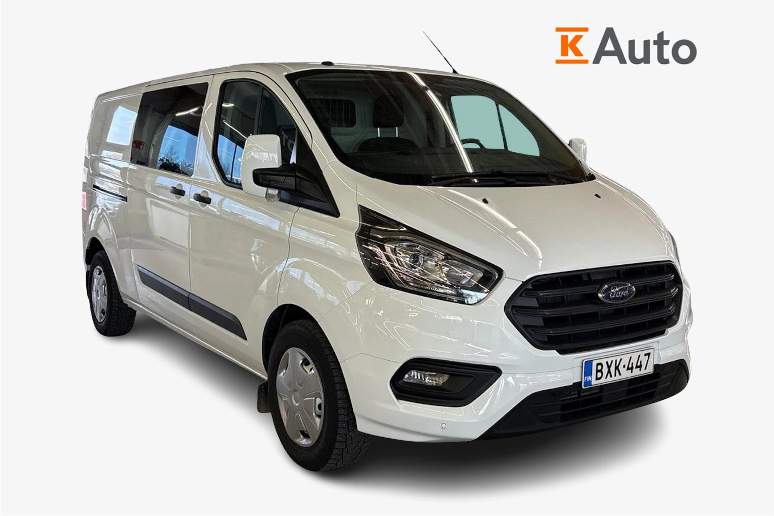 valkoinen Ford Transit Custom 2019 kuva 1.