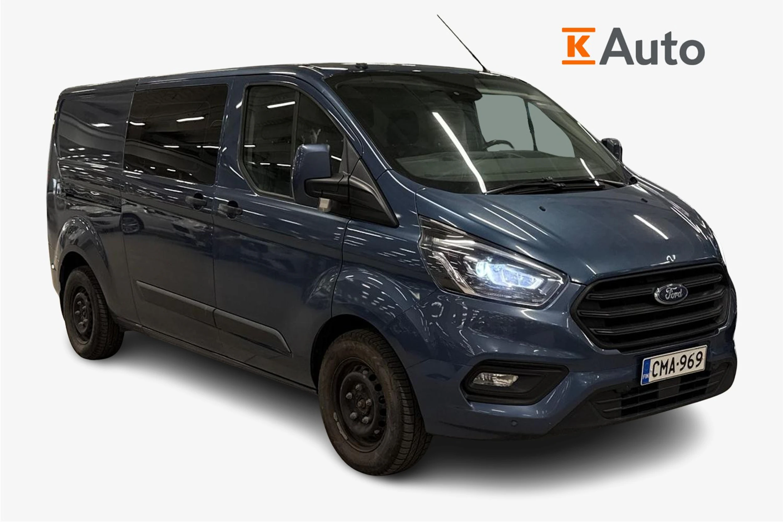 Sininen Ford Transit Custom 2019 kuva 1.