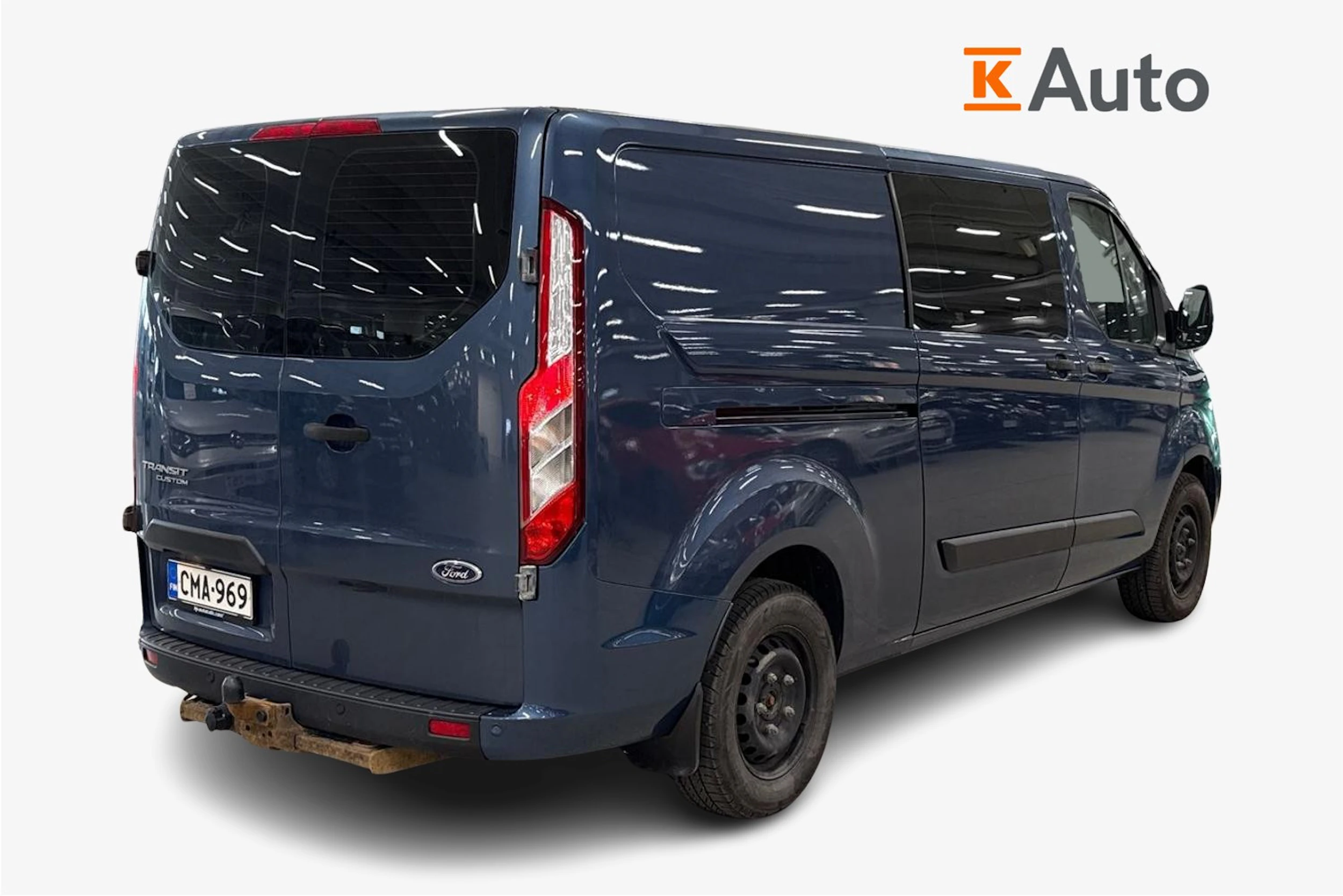 Sininen Ford Transit Custom 2019 kuva 2.