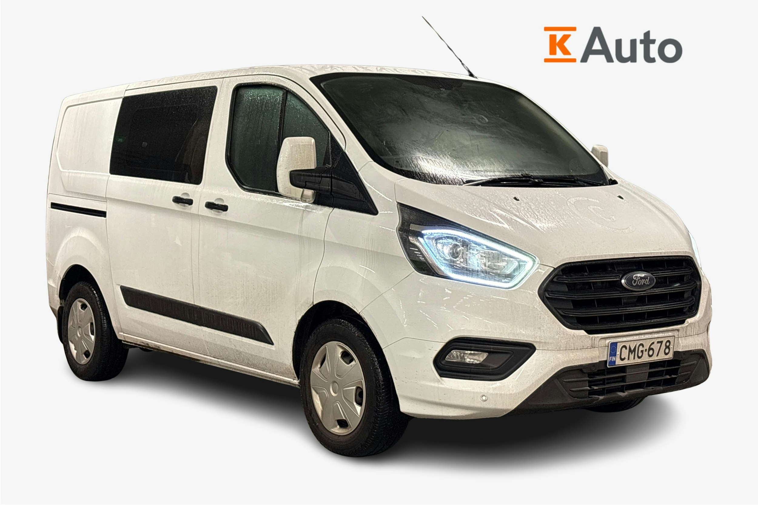 valkoinen Ford Transit Custom 2019 kuva 1.