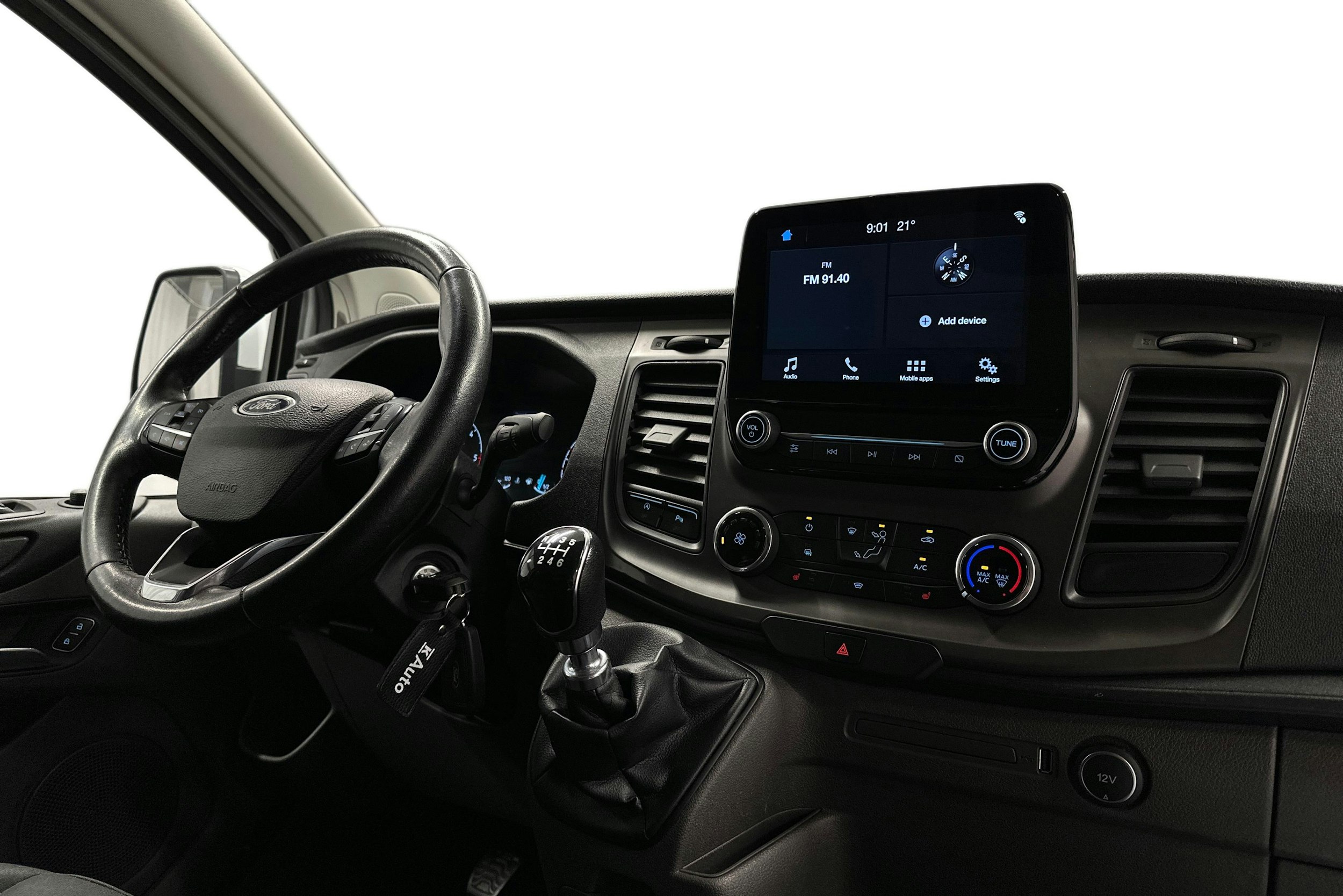 valkoinen Ford Transit Custom 2019 kuva 7.