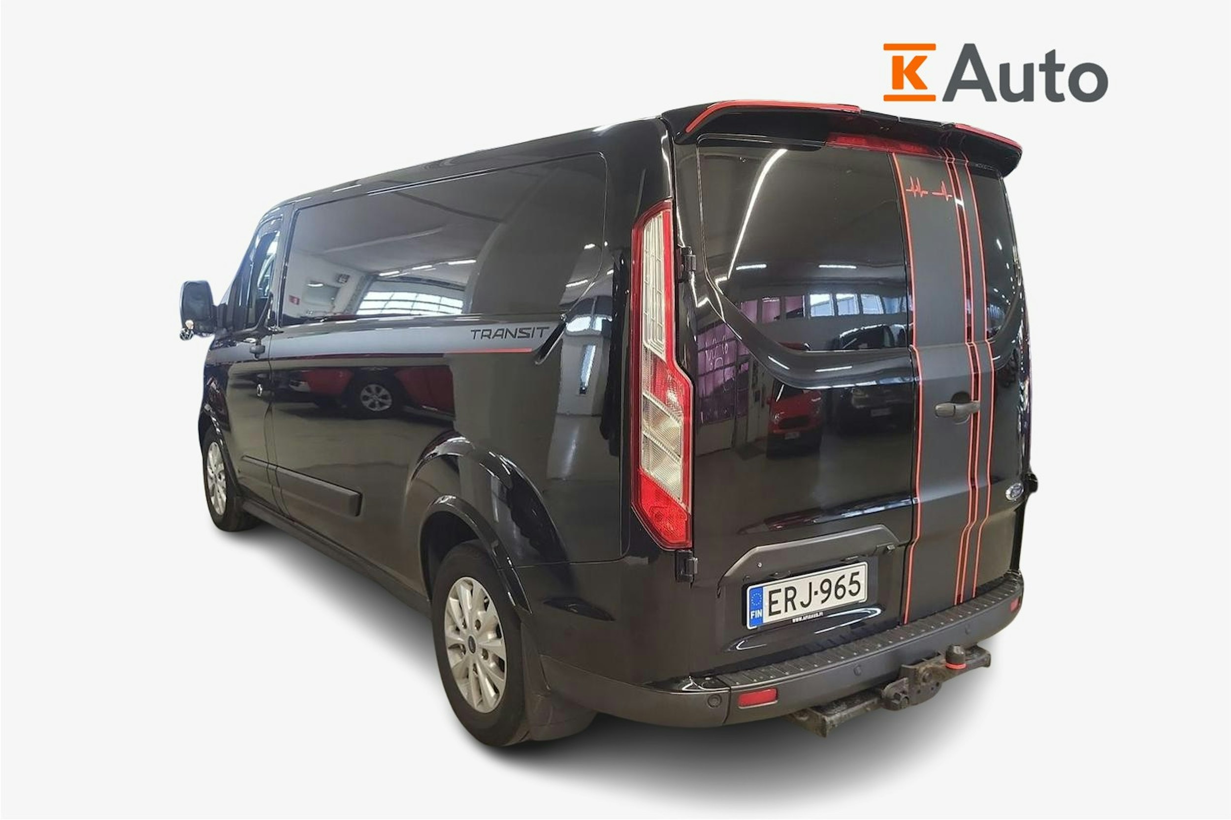 musta Ford Transit Custom 2019 kuva 2.