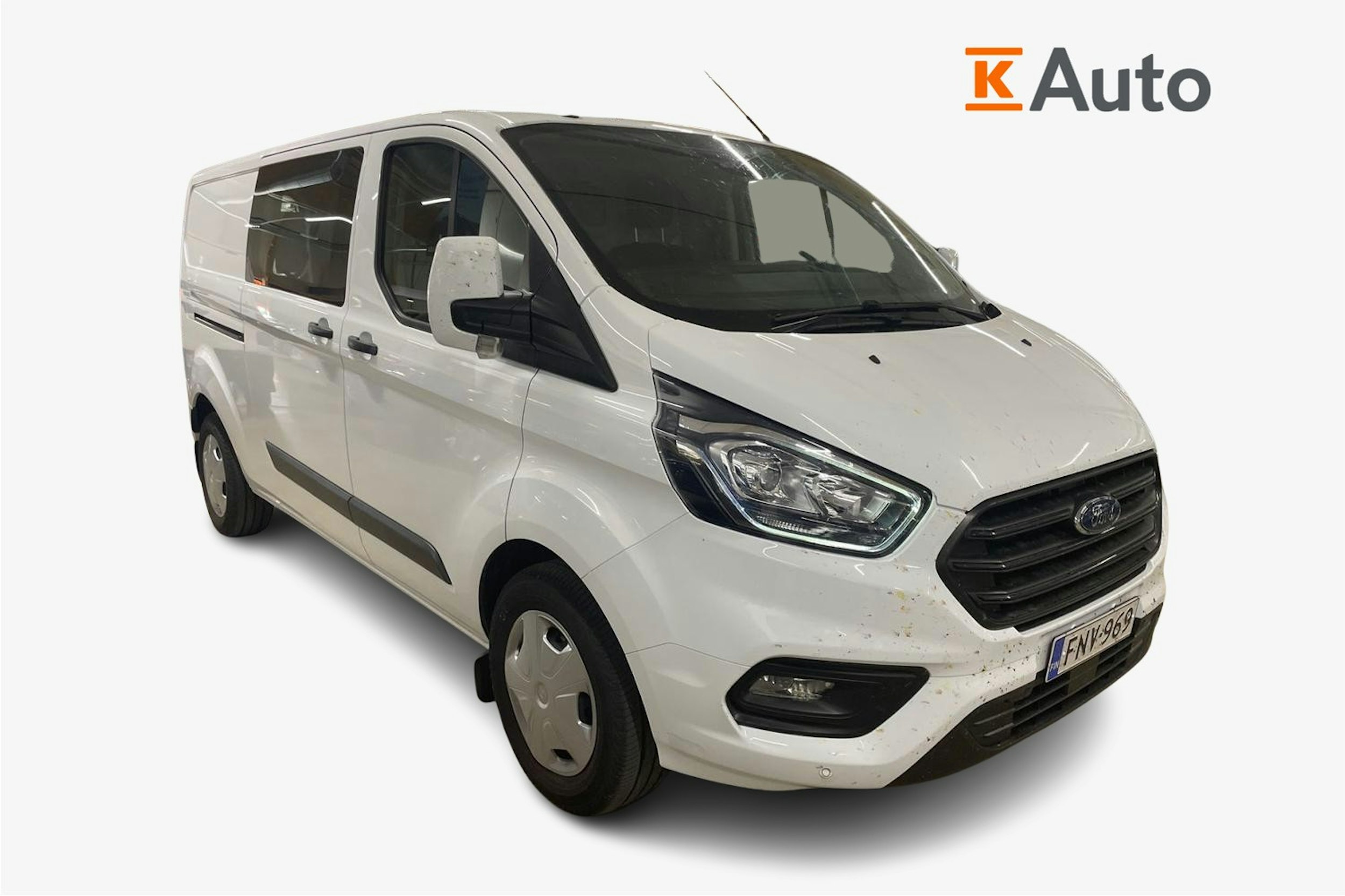 valkoinen Ford Transit Custom 2019 kuva 1.