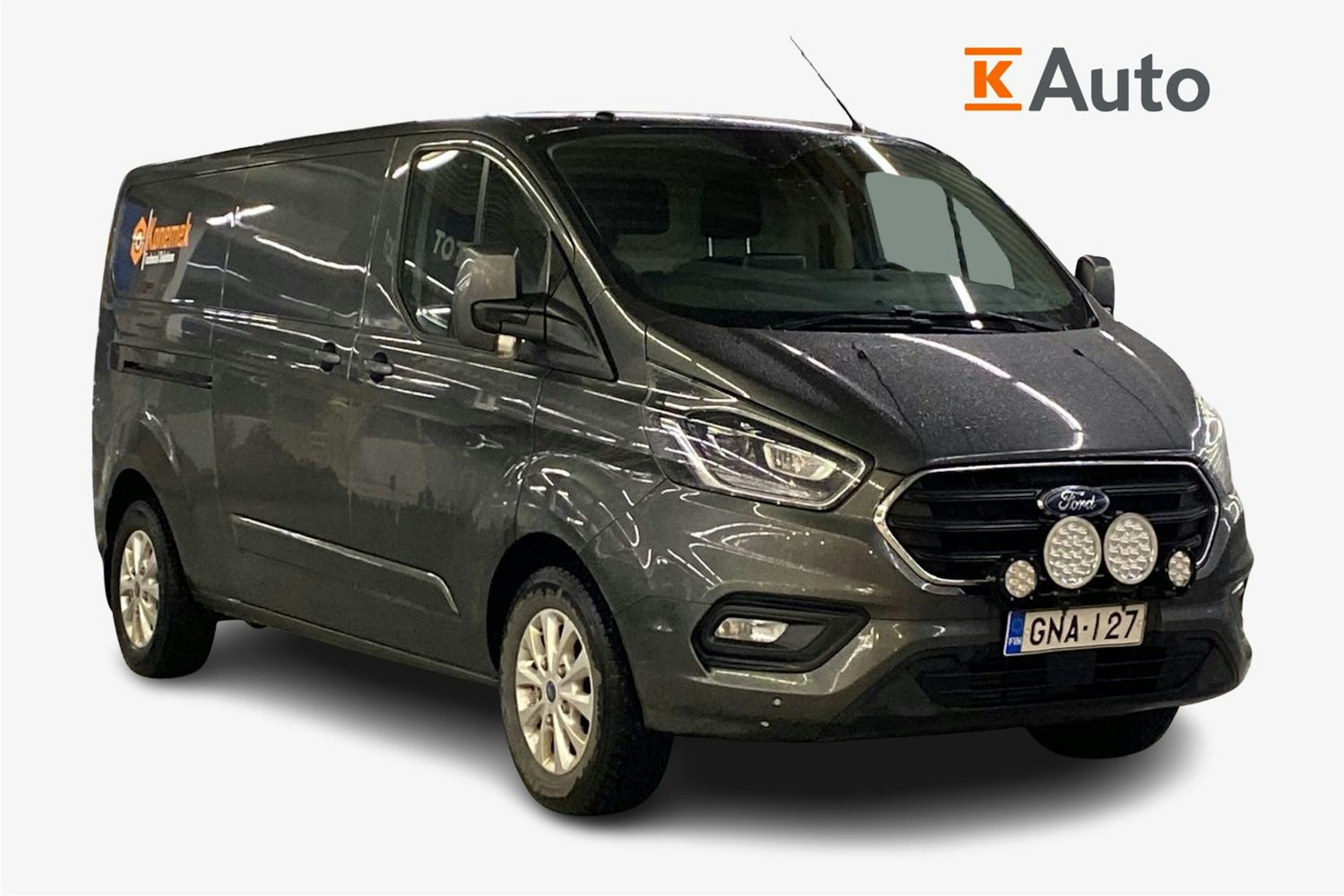 harmaa Ford Transit Custom 2019 kuva 1.