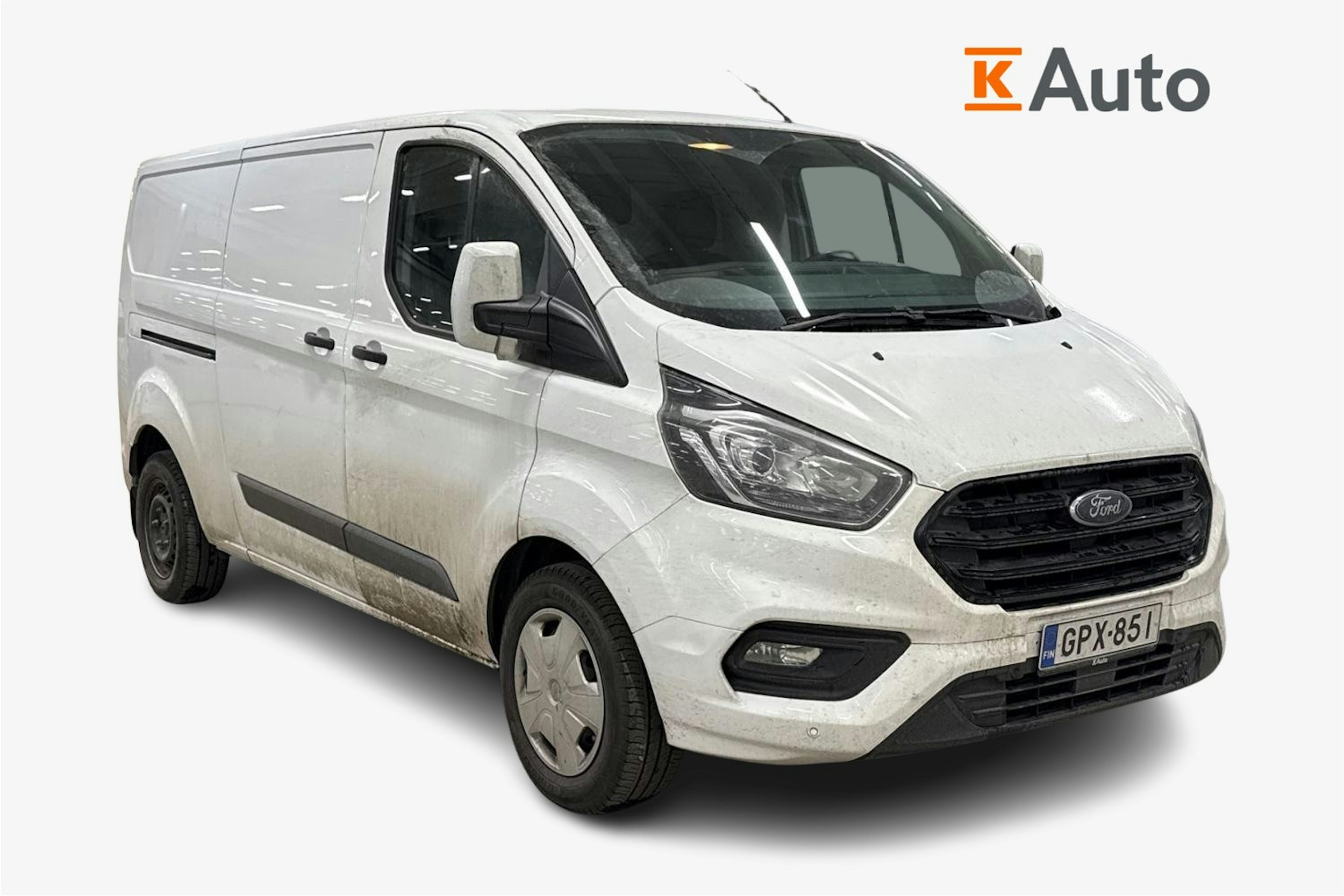 valkoinen Ford Transit Custom 2019 kuva 1.