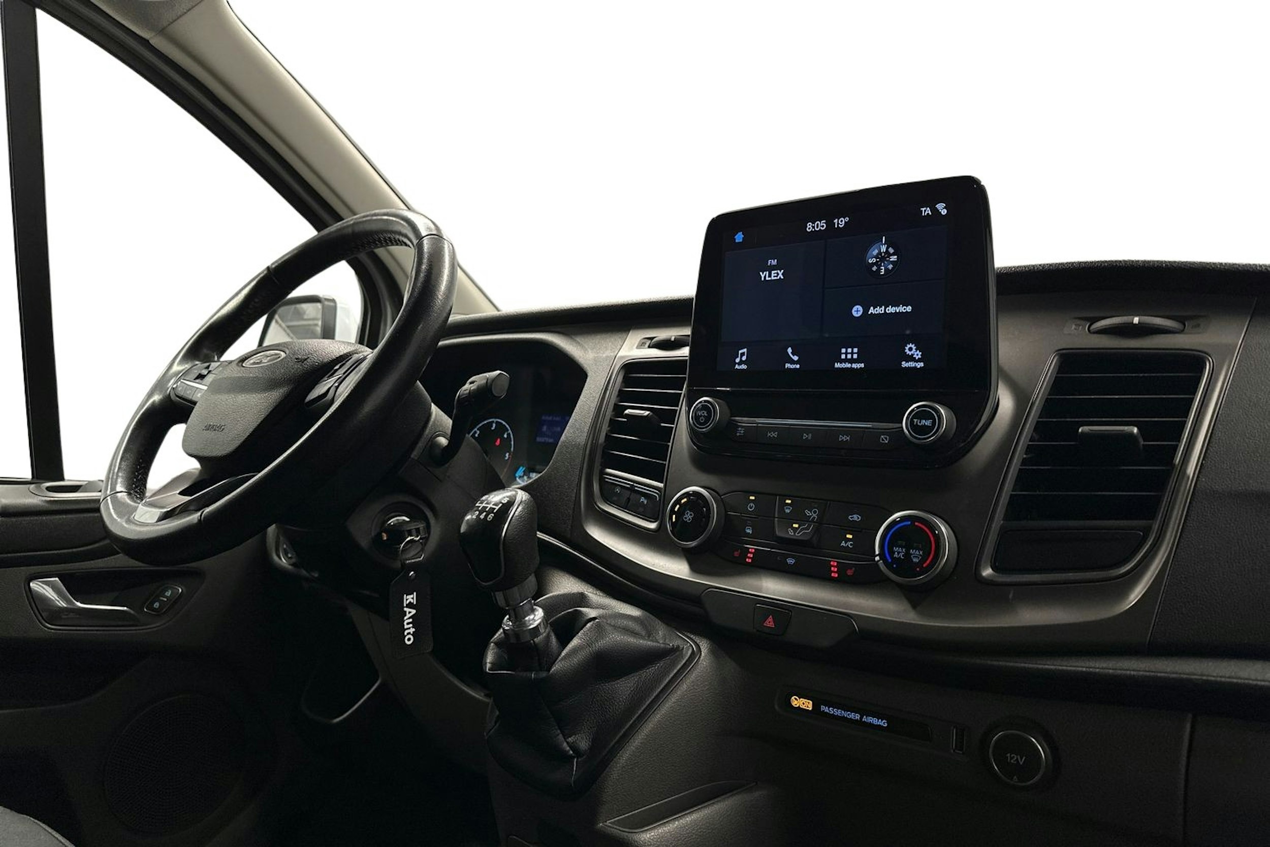 valkoinen Ford Transit Custom 2019 kuva 7.