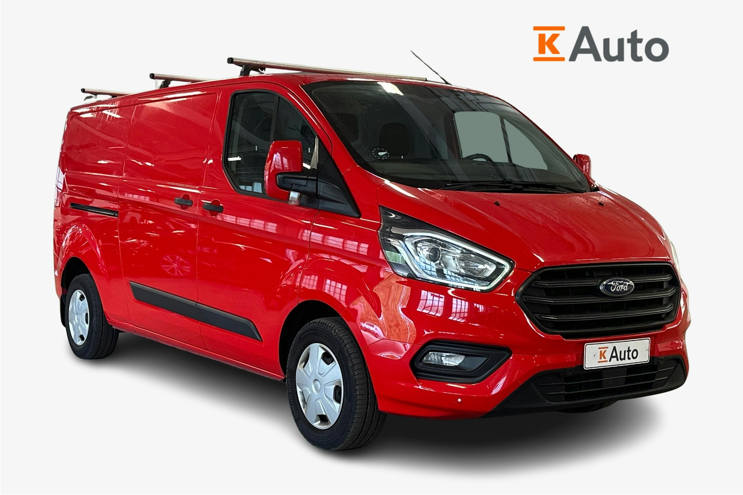 punainen Ford Transit Custom 2019 kuva 1.