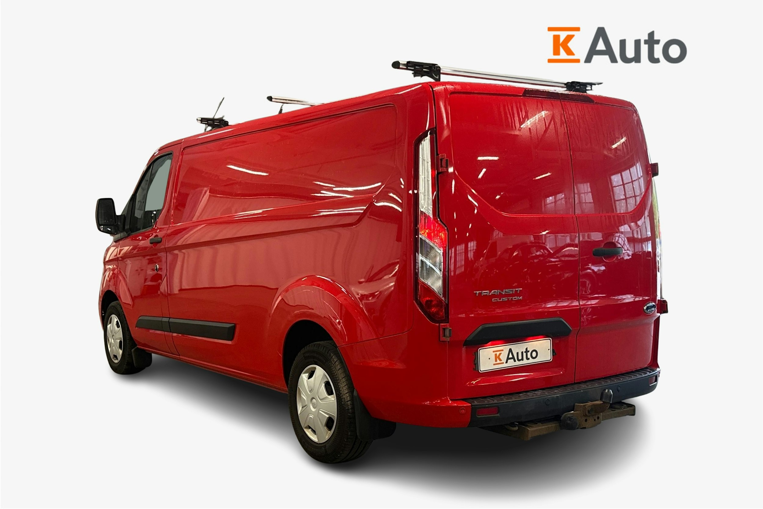 punainen Ford Transit Custom 2019 kuva 2.