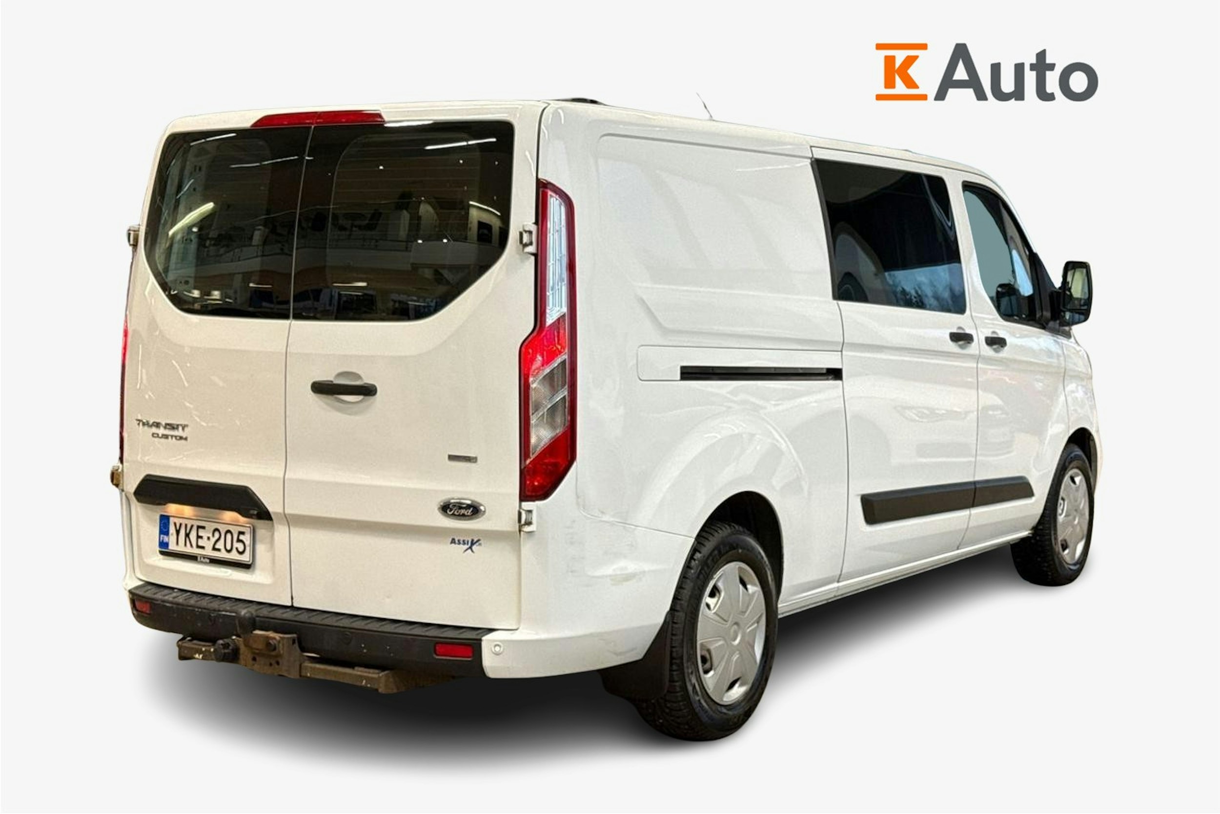 valkoinen Ford Transit Custom 2019 kuva 3.