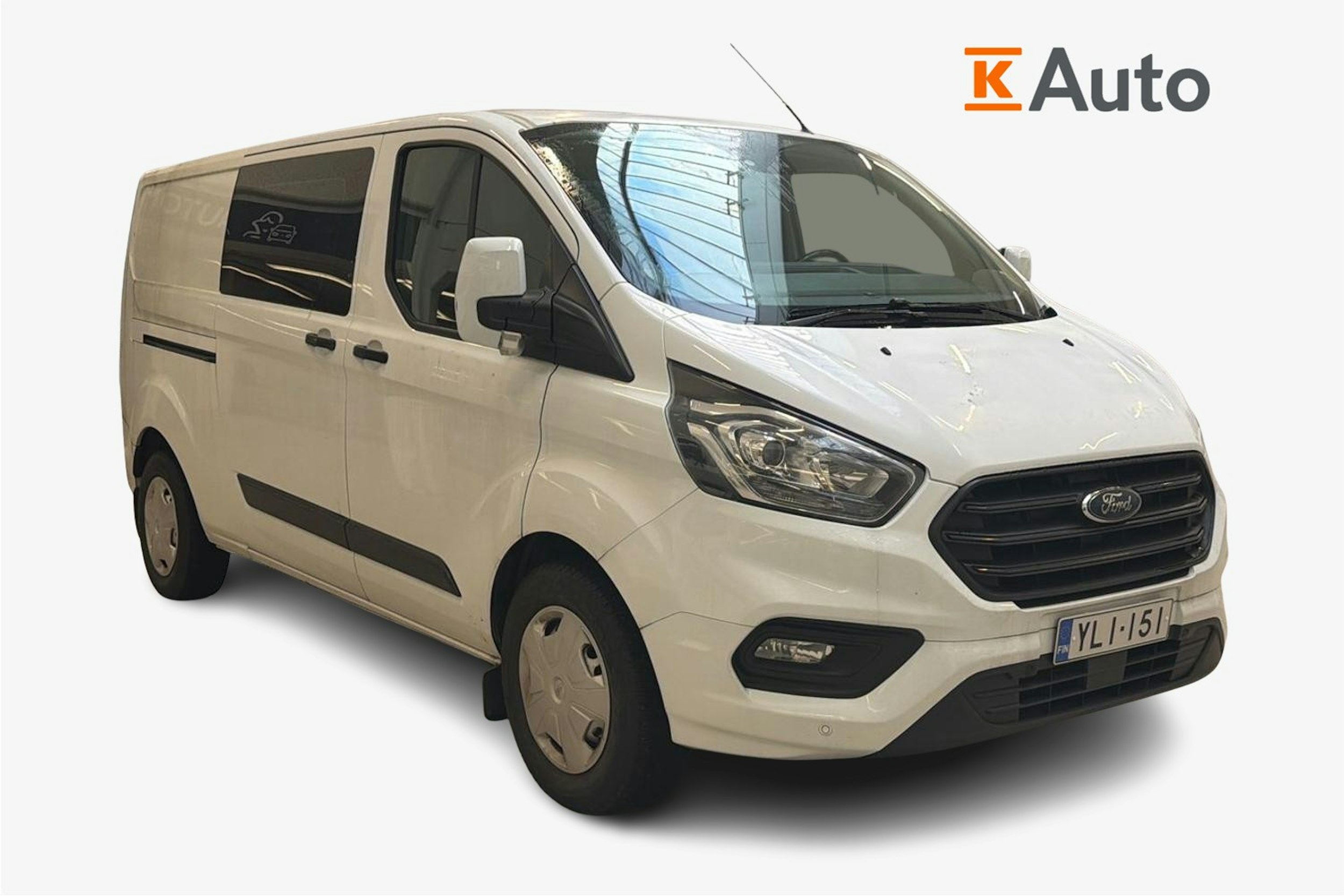 valkoinen Ford Transit Custom 2019 kuva 1.