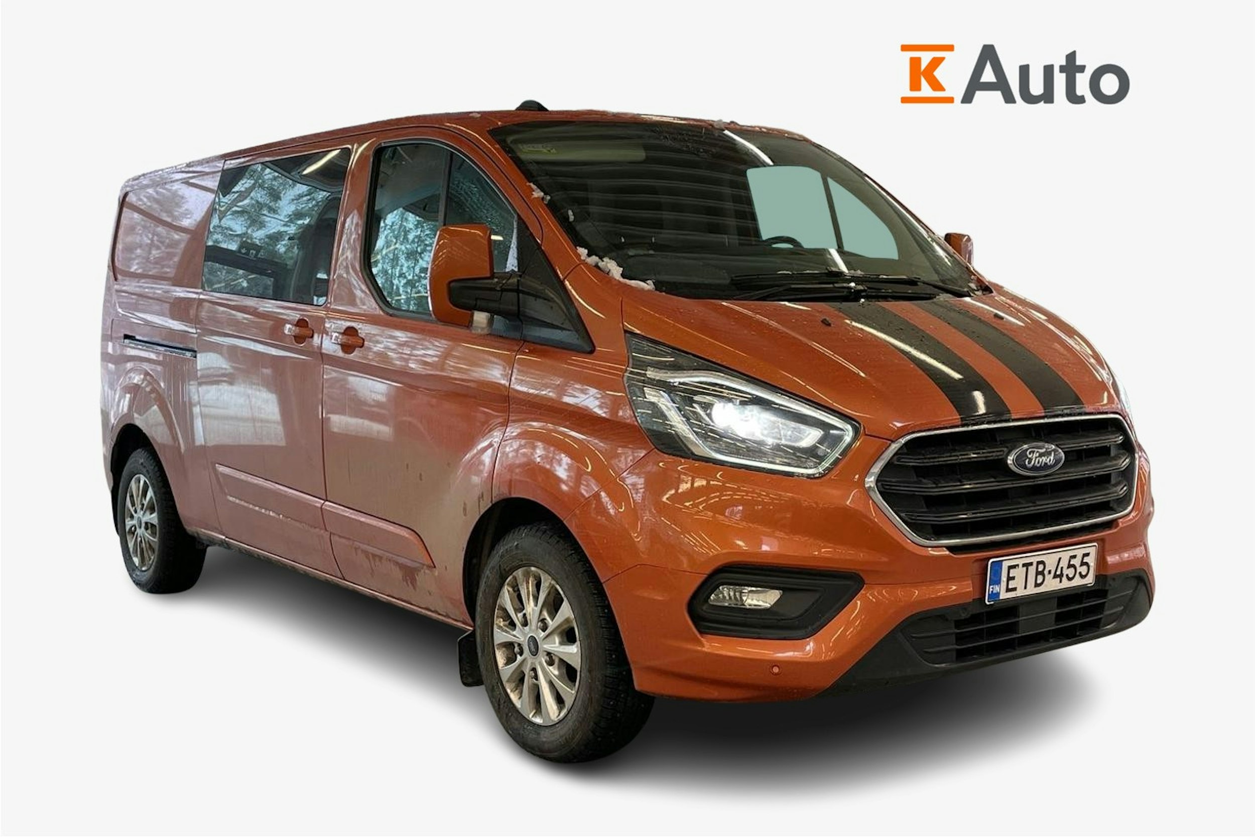Punainen Ford Transit Custom 2020 kuva 1.