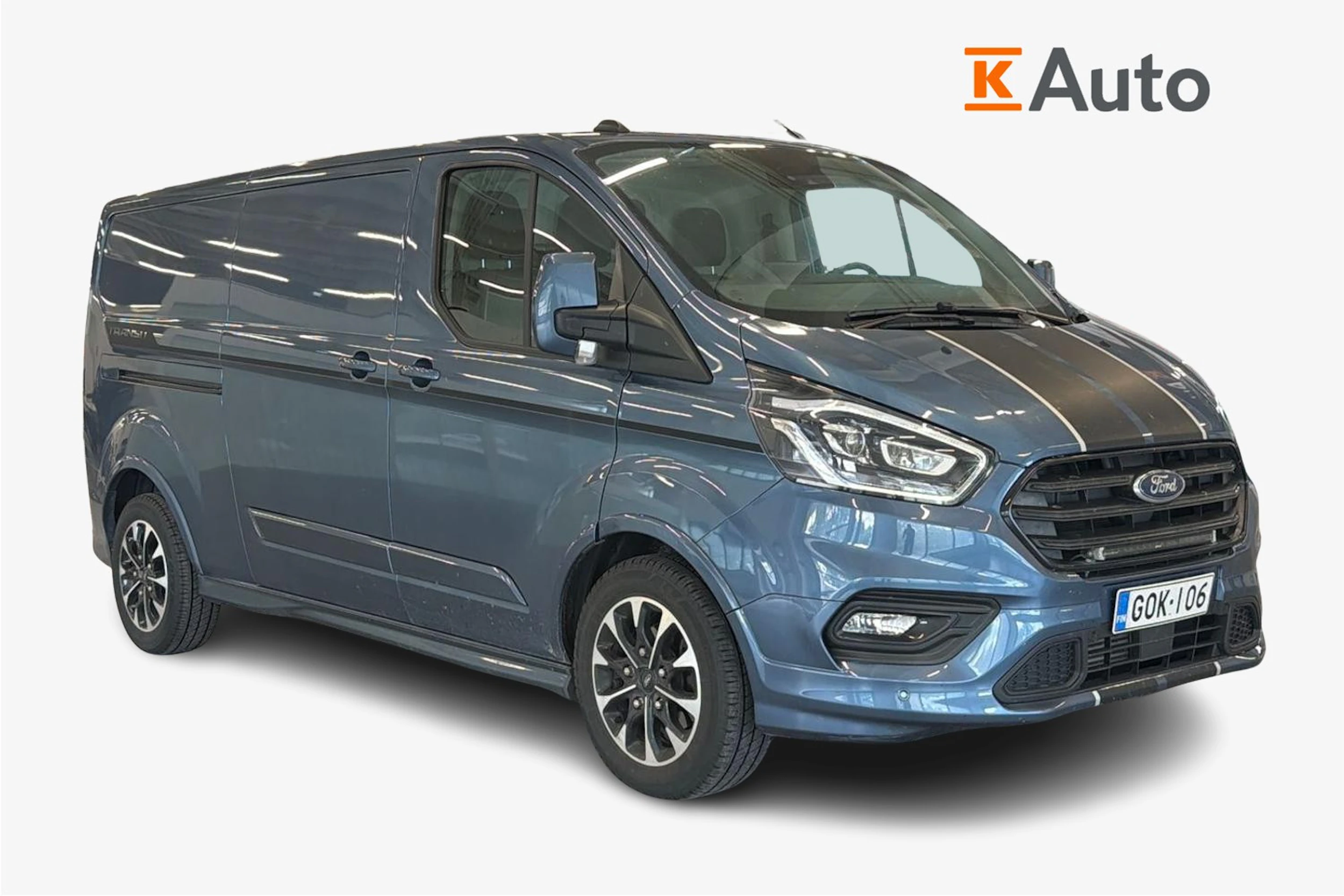 sininen Ford Transit Custom 2020 kuva 1.