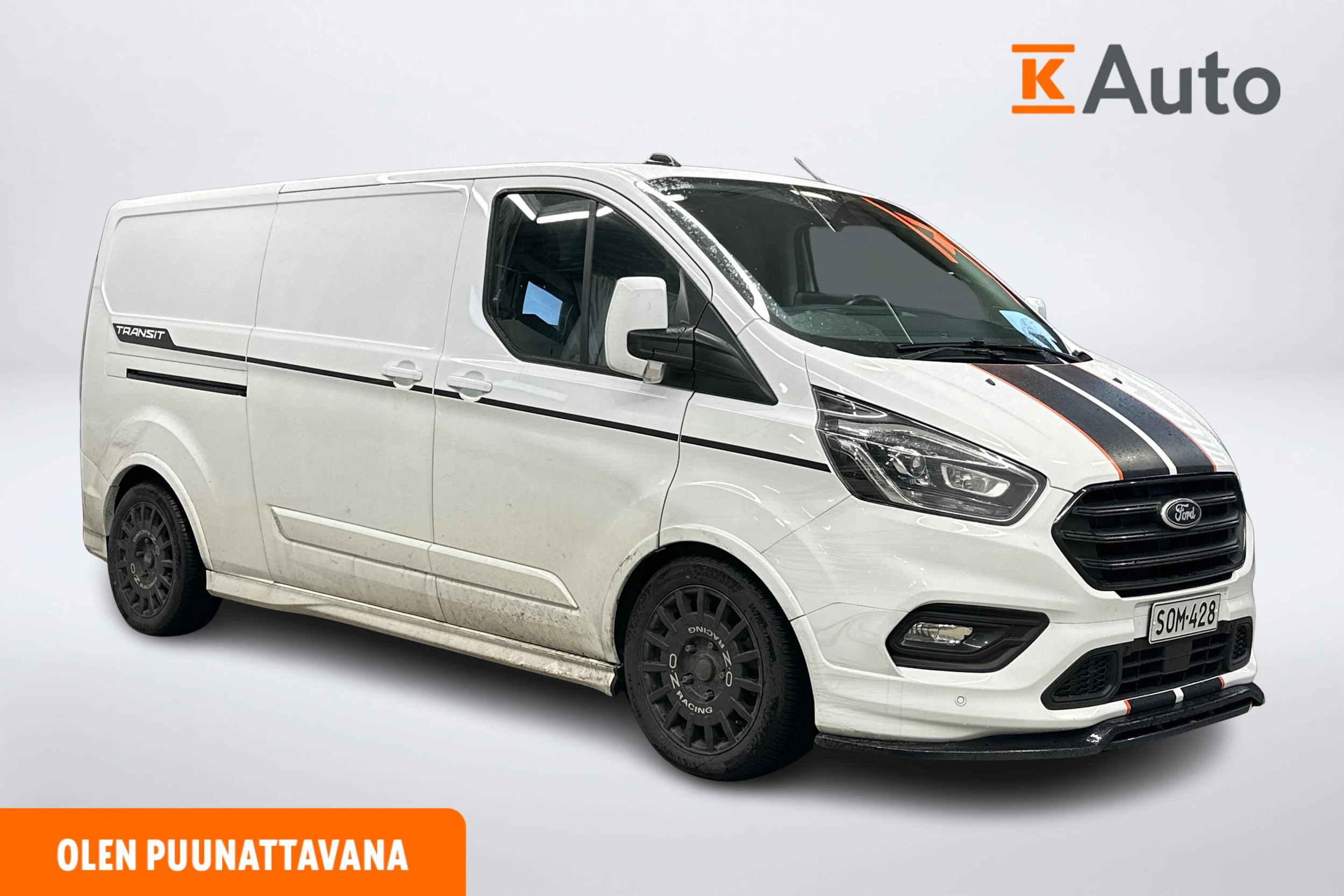 valkoinen Ford Transit Custom 2020 kuva 1.