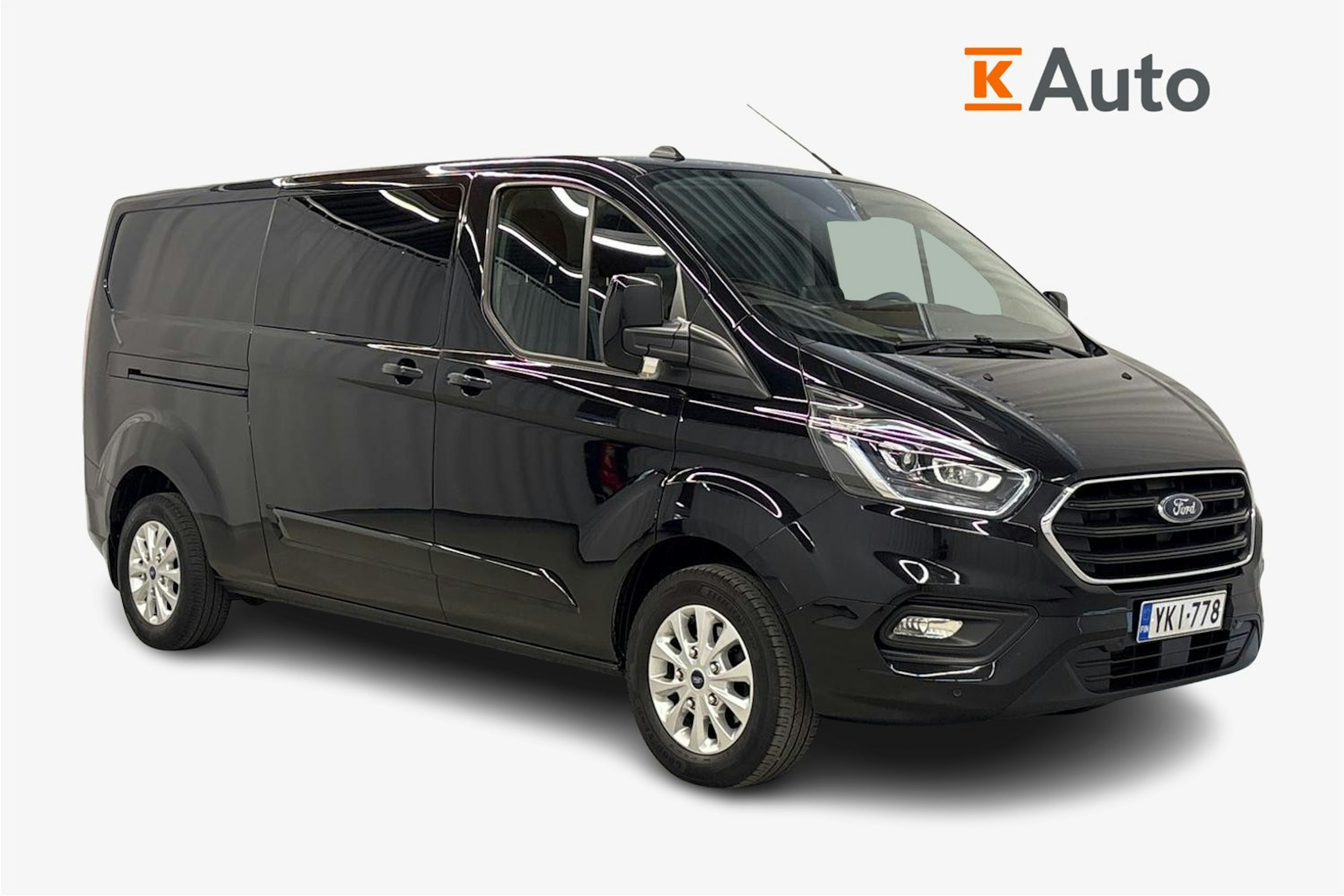 musta Ford Transit Custom 2020 kuva 1.