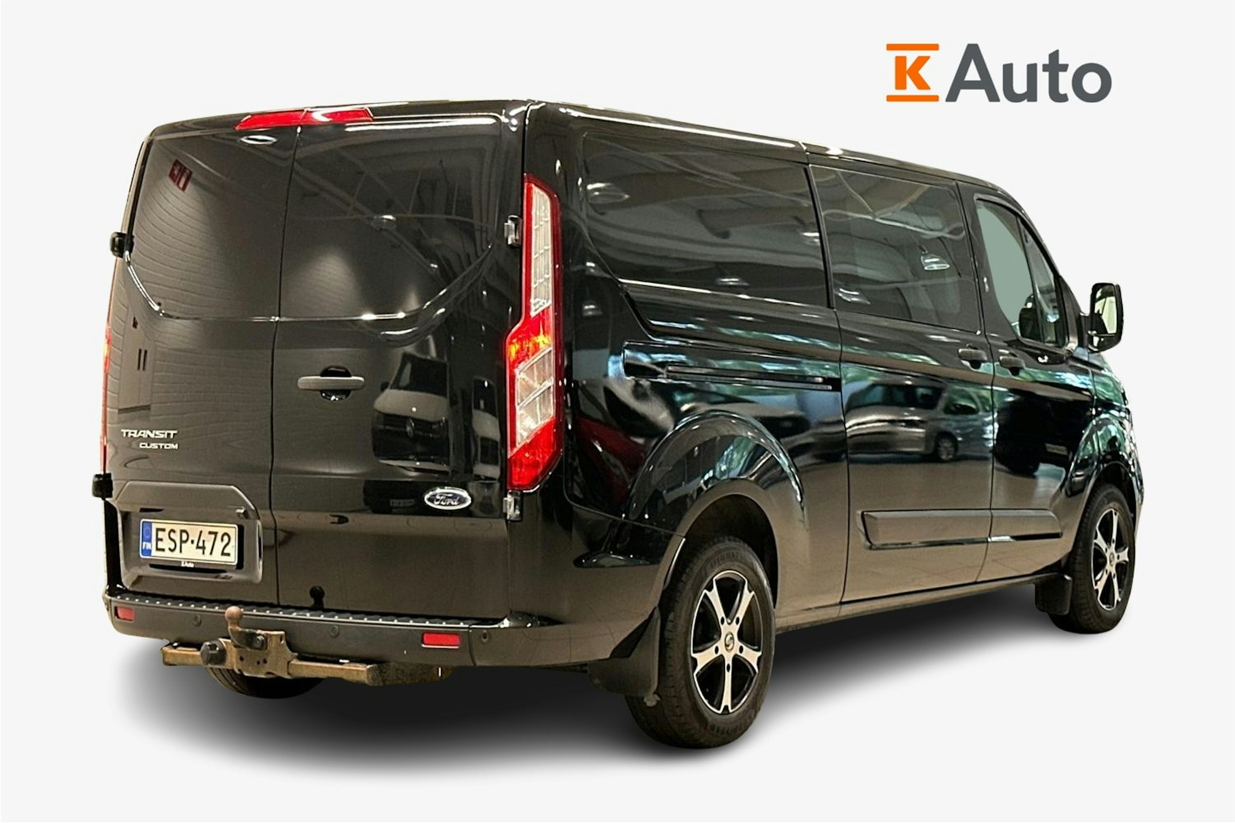 Musta Ford Transit Custom 2021 kuva 2.