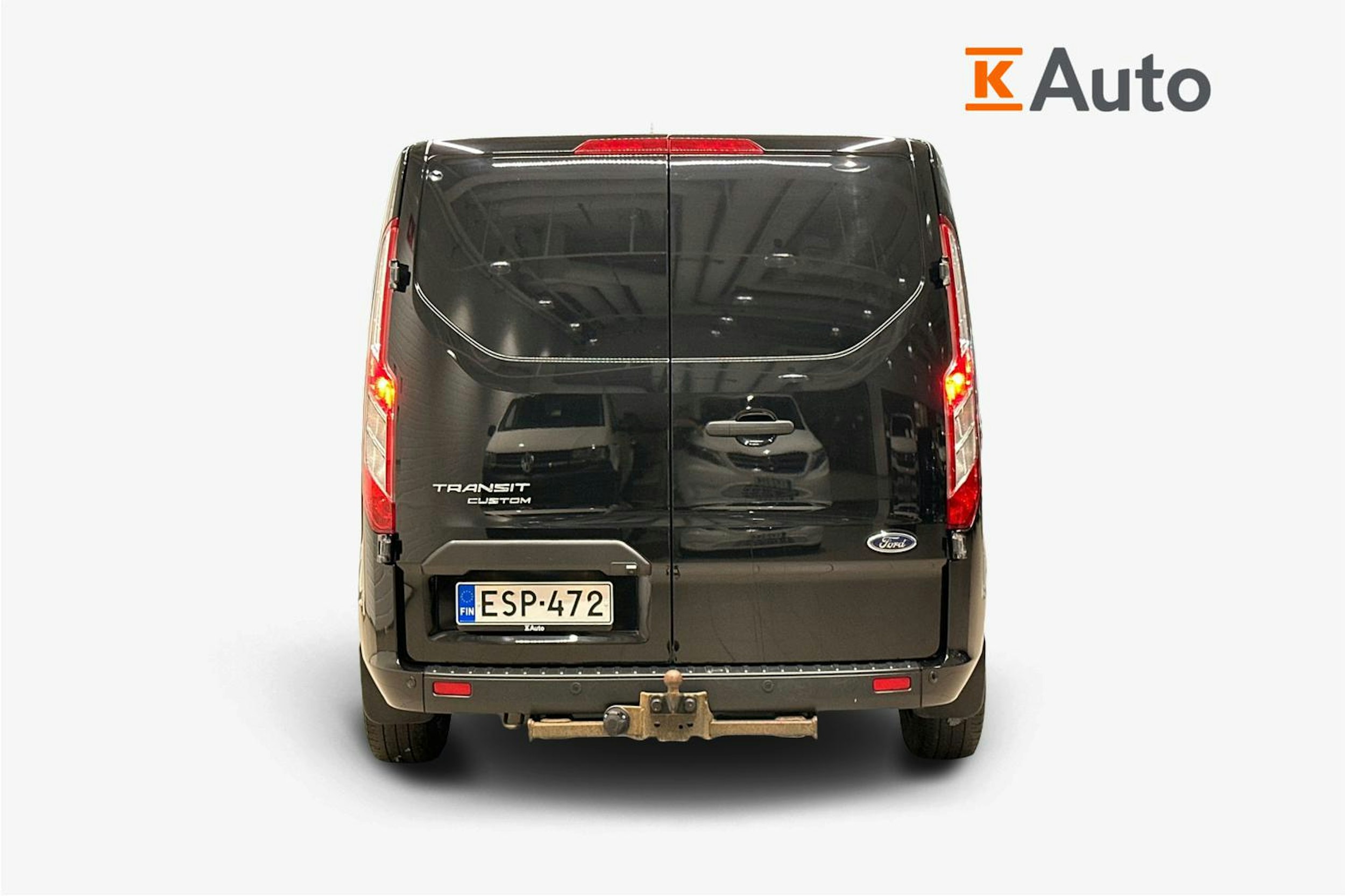 Musta Ford Transit Custom 2021 kuva 3.