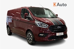 punainen Ford Transit Custom 2021 kuva 1.