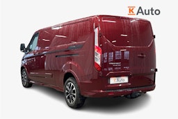 punainen Ford Transit Custom 2021 kuva 2.