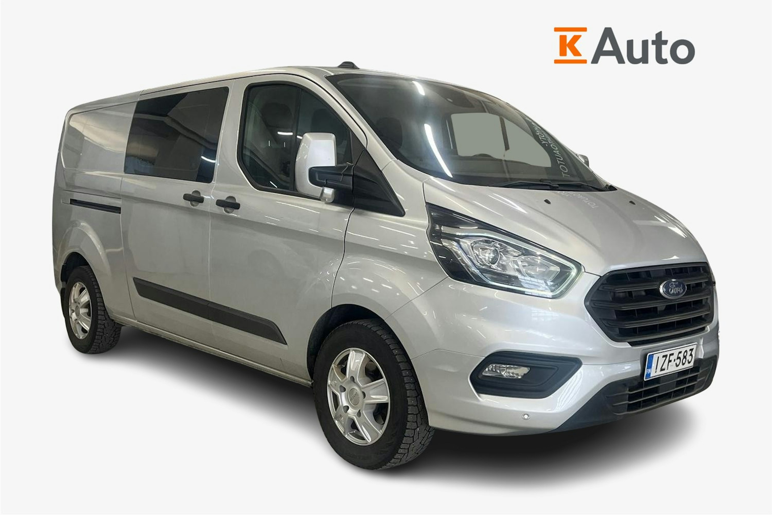 harmaa Ford Transit Custom 2021 kuva 1.