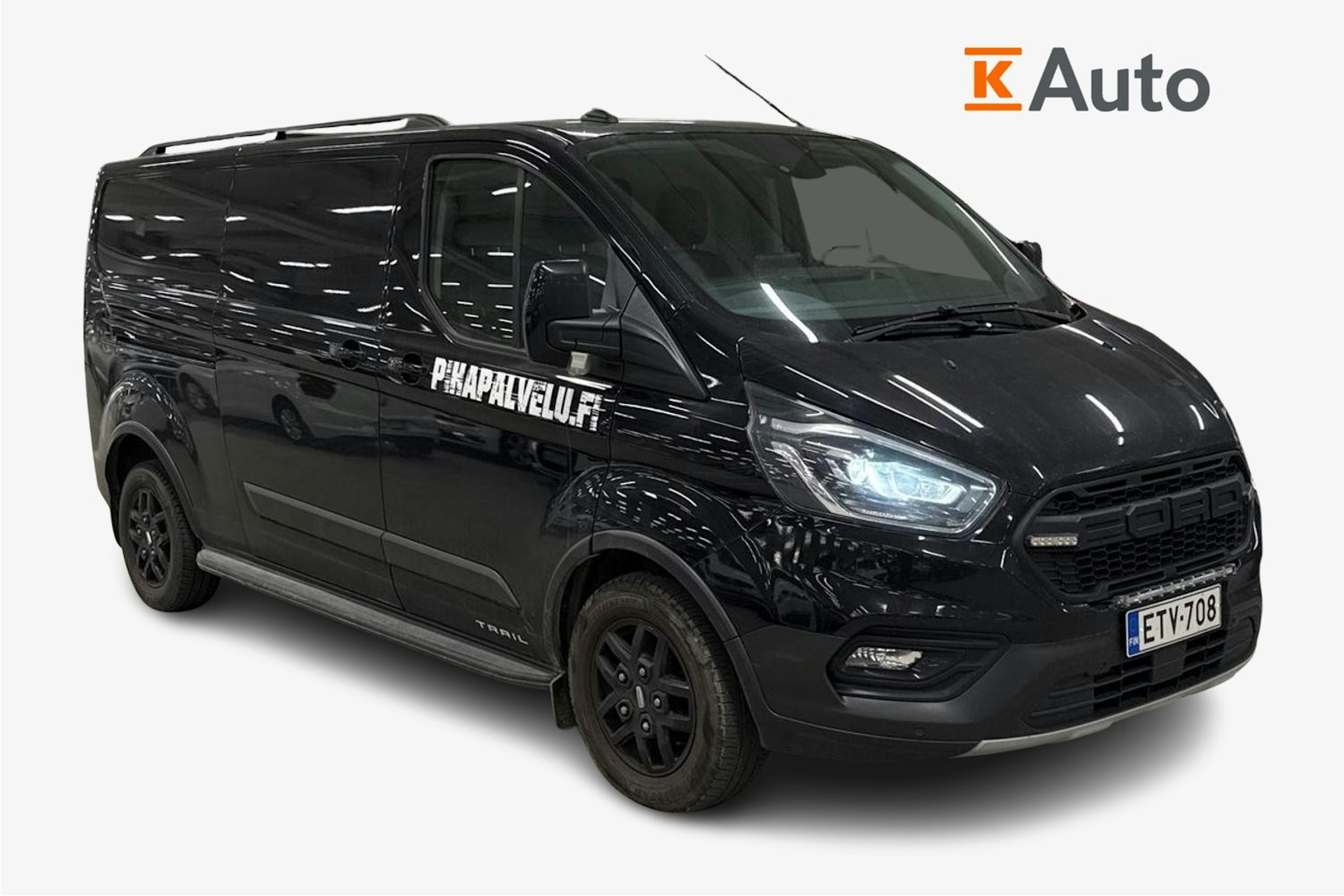 Musta Ford Transit Custom 2022 kuva 1.