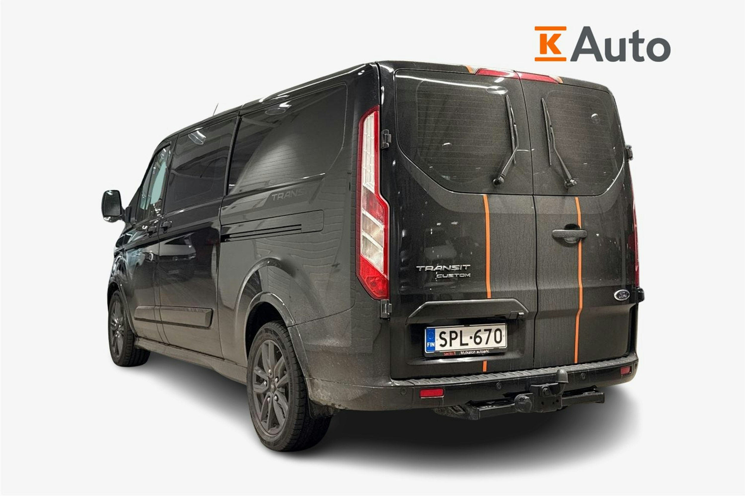 musta Ford Transit Custom 2023 kuva 2.