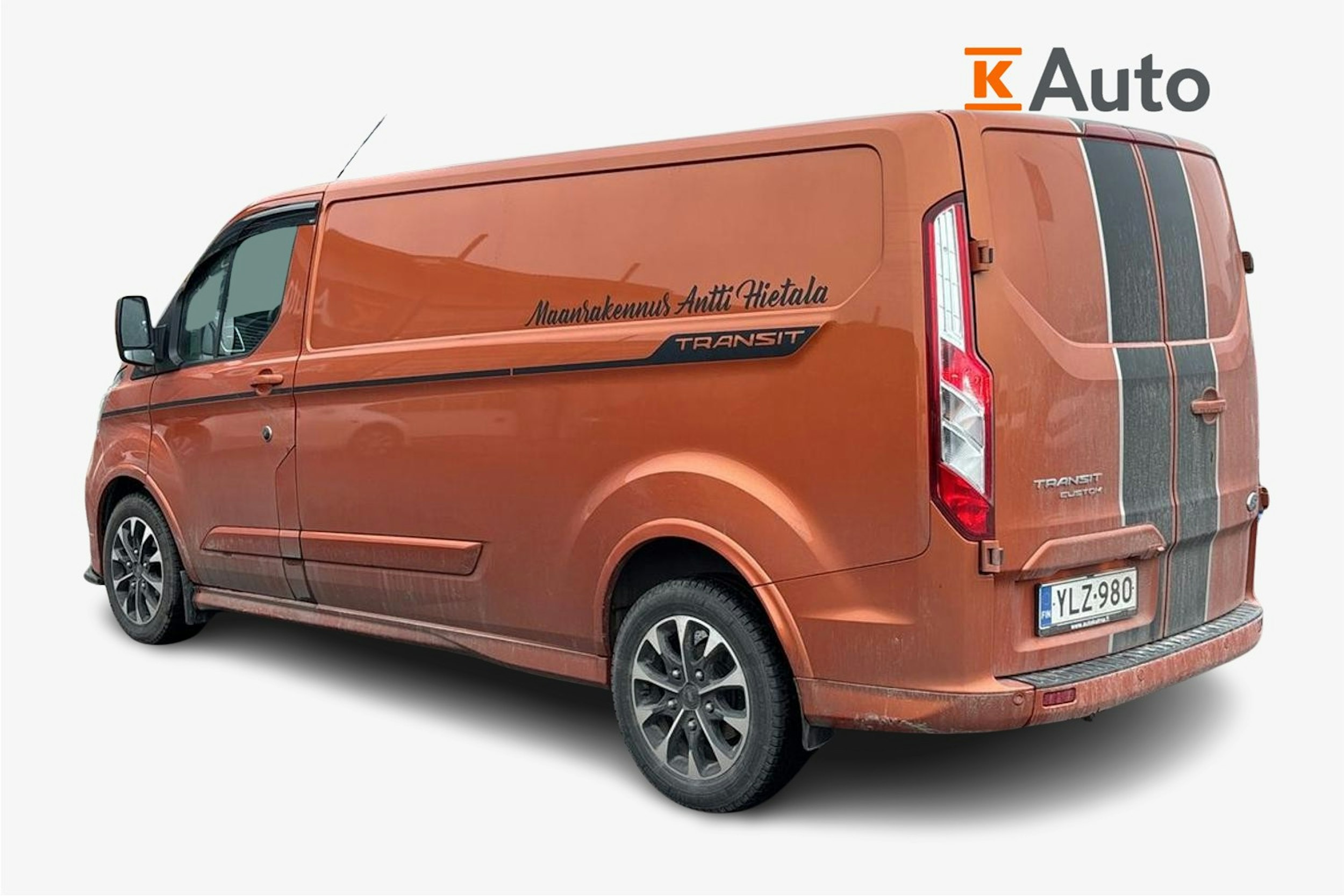 Oranssi Ford Transit Custom 2023 kuva 2.