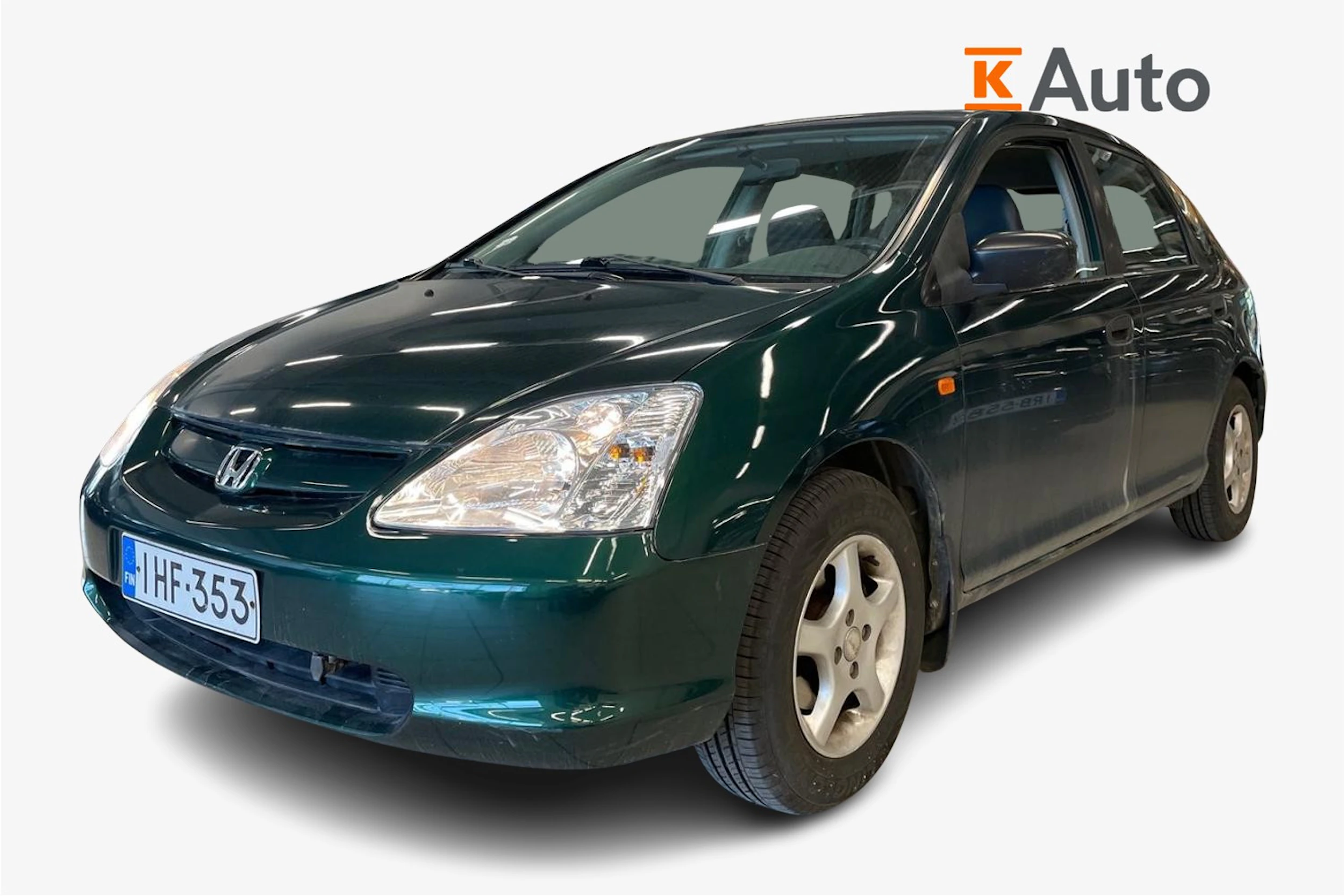 Vihreä Honda CIVIC 2002 kuva 1.