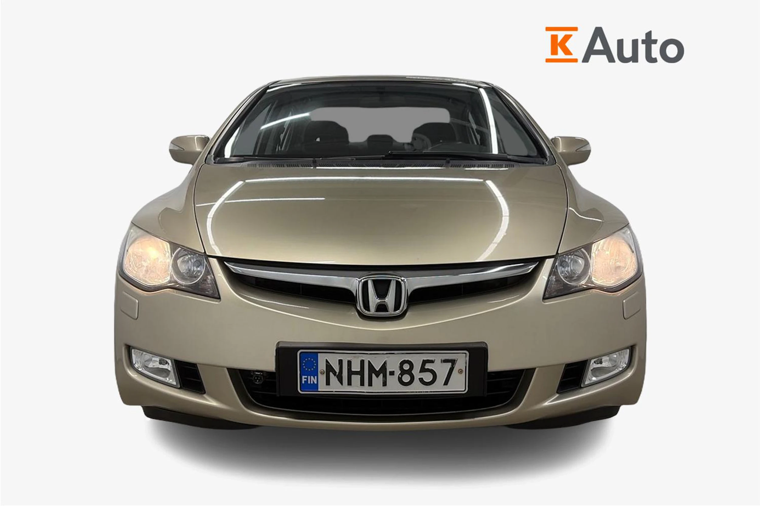 ruskea (beige) Honda Civic 2007 kuva 5.