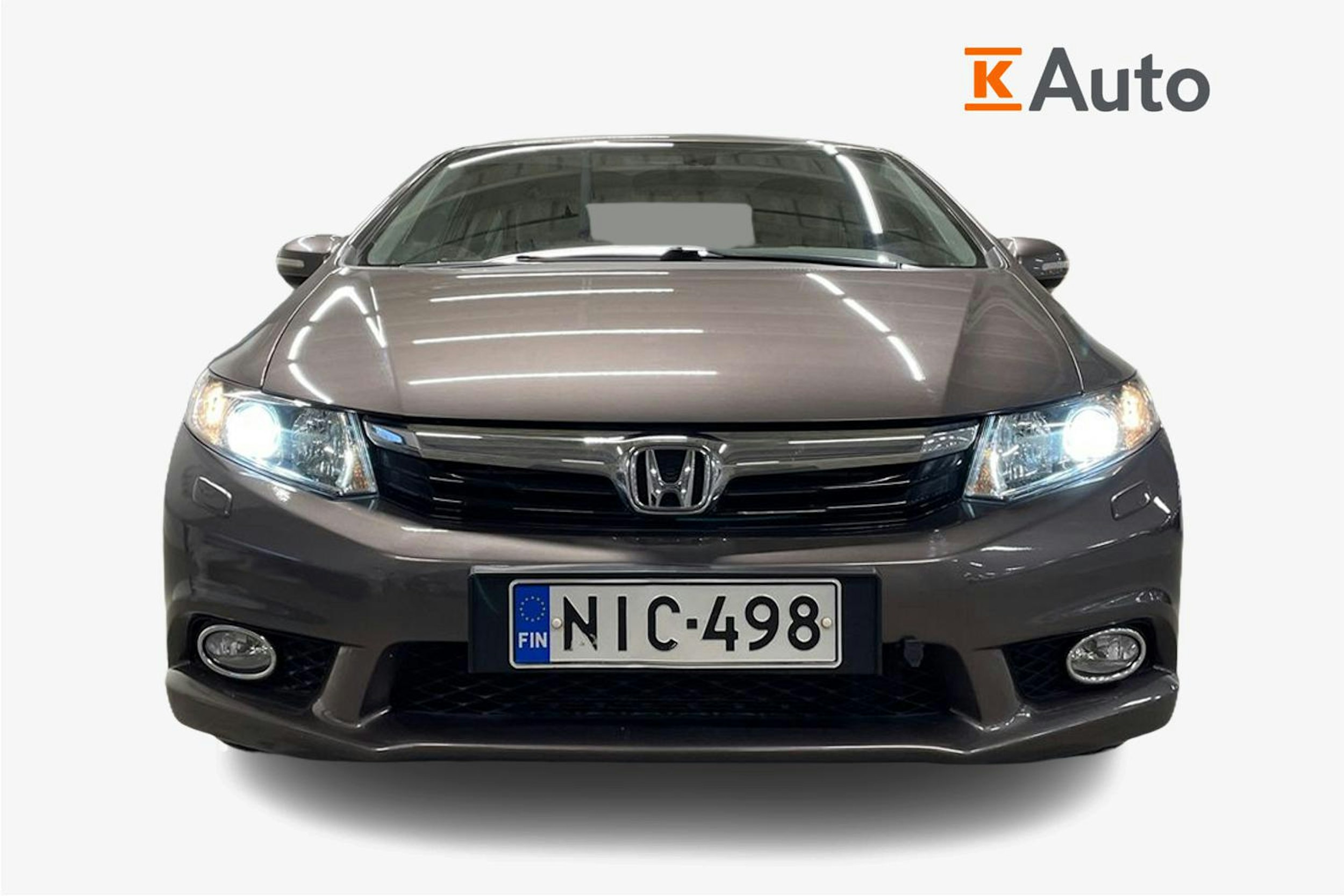 ruskea (beige) Honda Civic 2012 kuva 5.