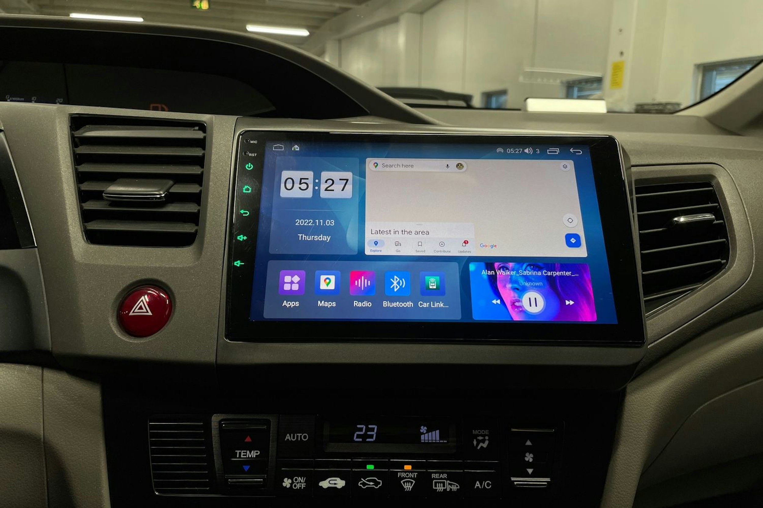 ruskea (beige) Honda Civic 2012 kuva 16.