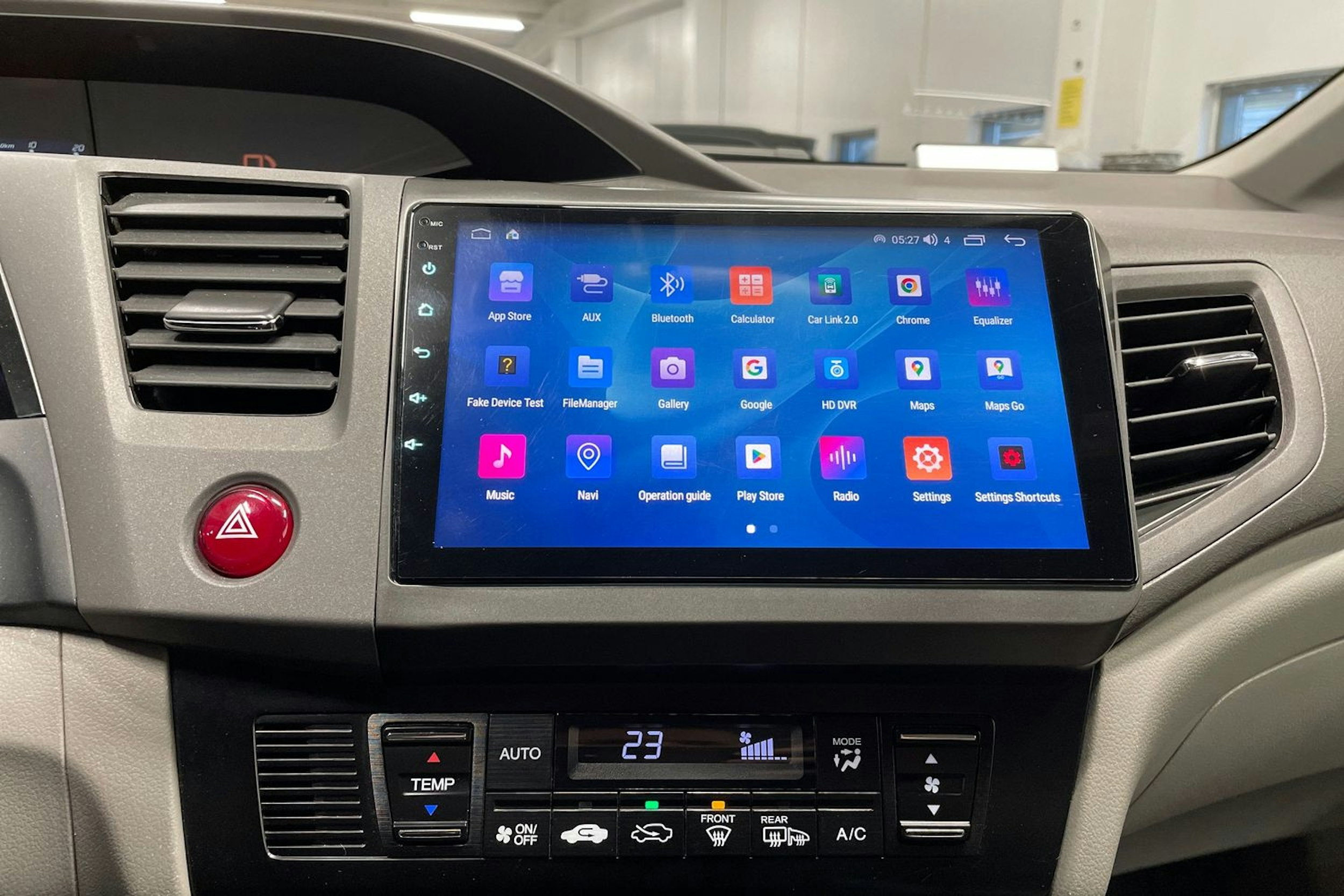 ruskea (beige) Honda Civic 2012 kuva 18.