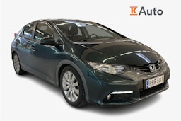 vihreä Honda Civic 2013 kuva 1.