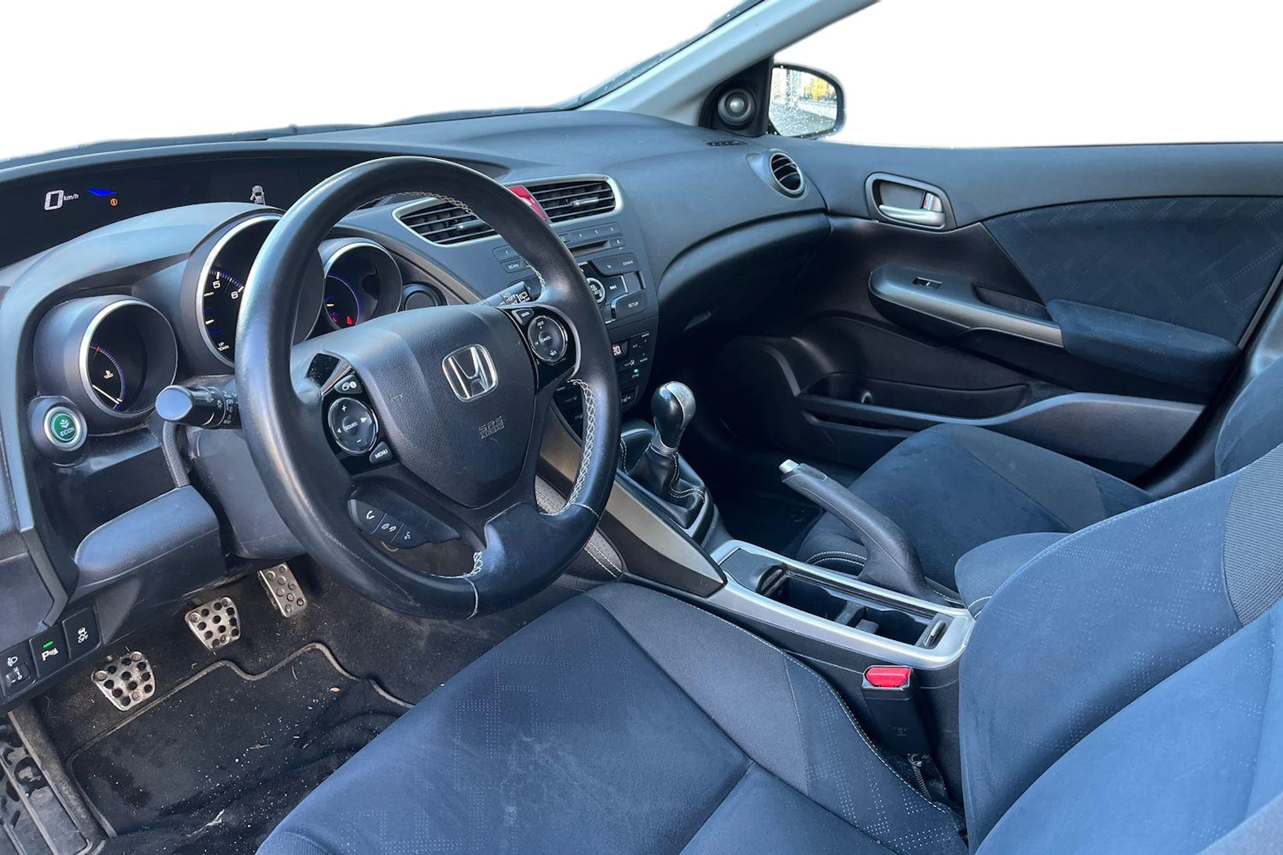 ruskea (beige) Honda Civic 2014 kuva 3.