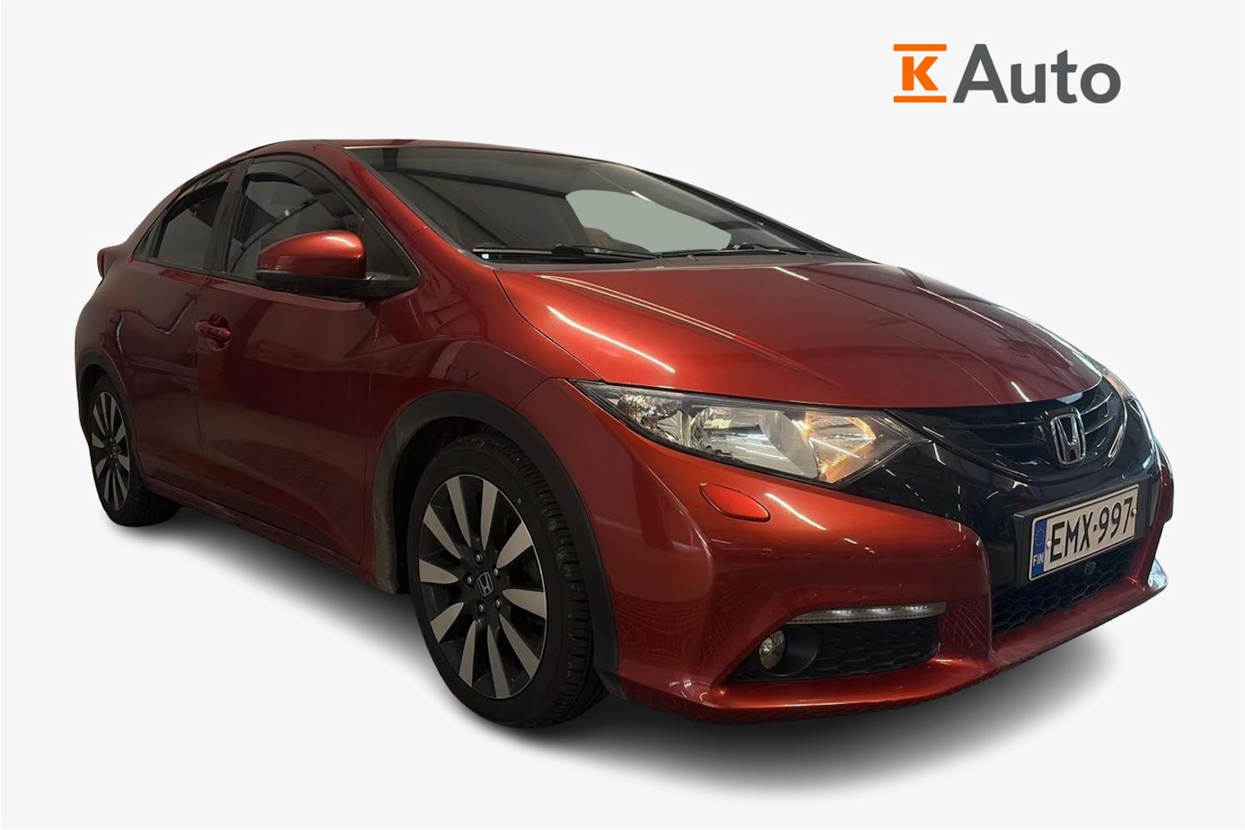 punainen Honda Civic 2014 kuva 1.