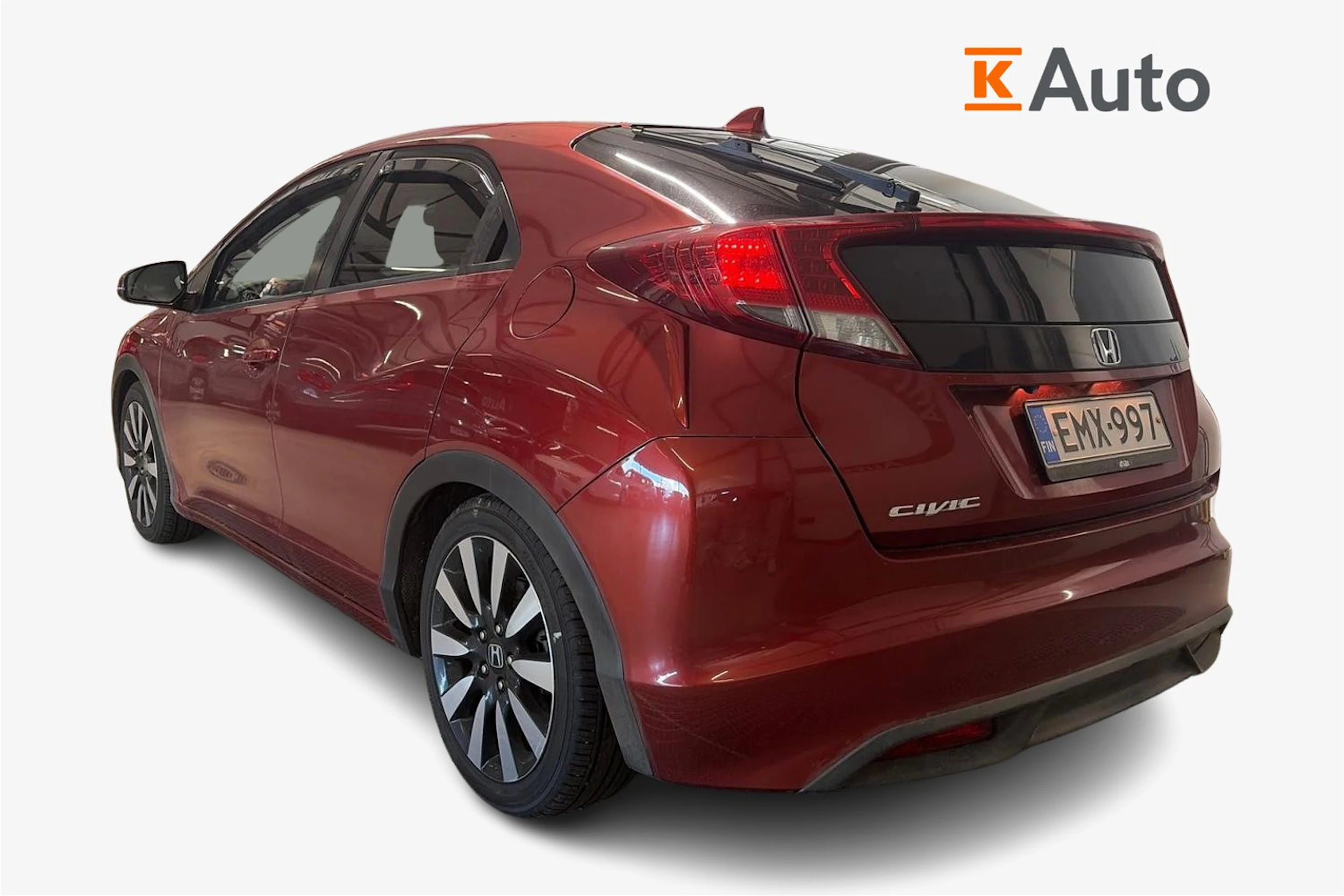 punainen Honda Civic 2014 kuva 2.
